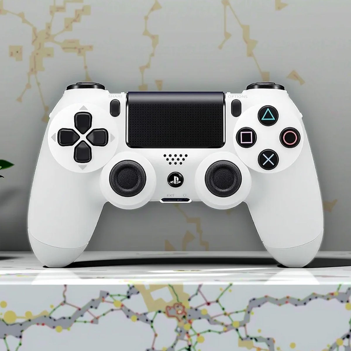 Sony DualShock 4 Wireless Controller for PlayStation 4 - Glacier White