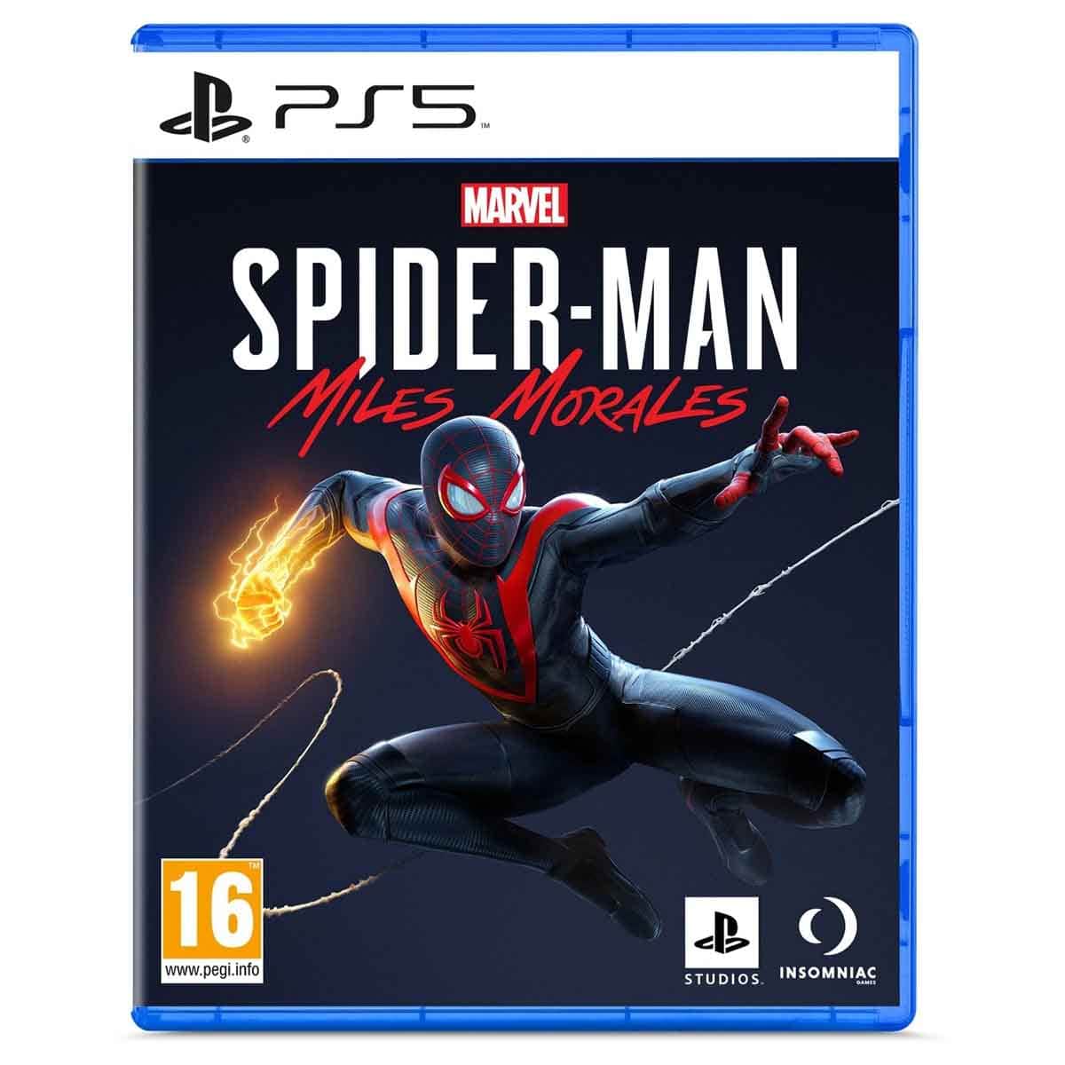 Sony PS5 Blu-Ray Disc (KSA Version) with White Controller + Assassin's Creed Mirage + Marvel Spider Man + Minecraft Bundle
