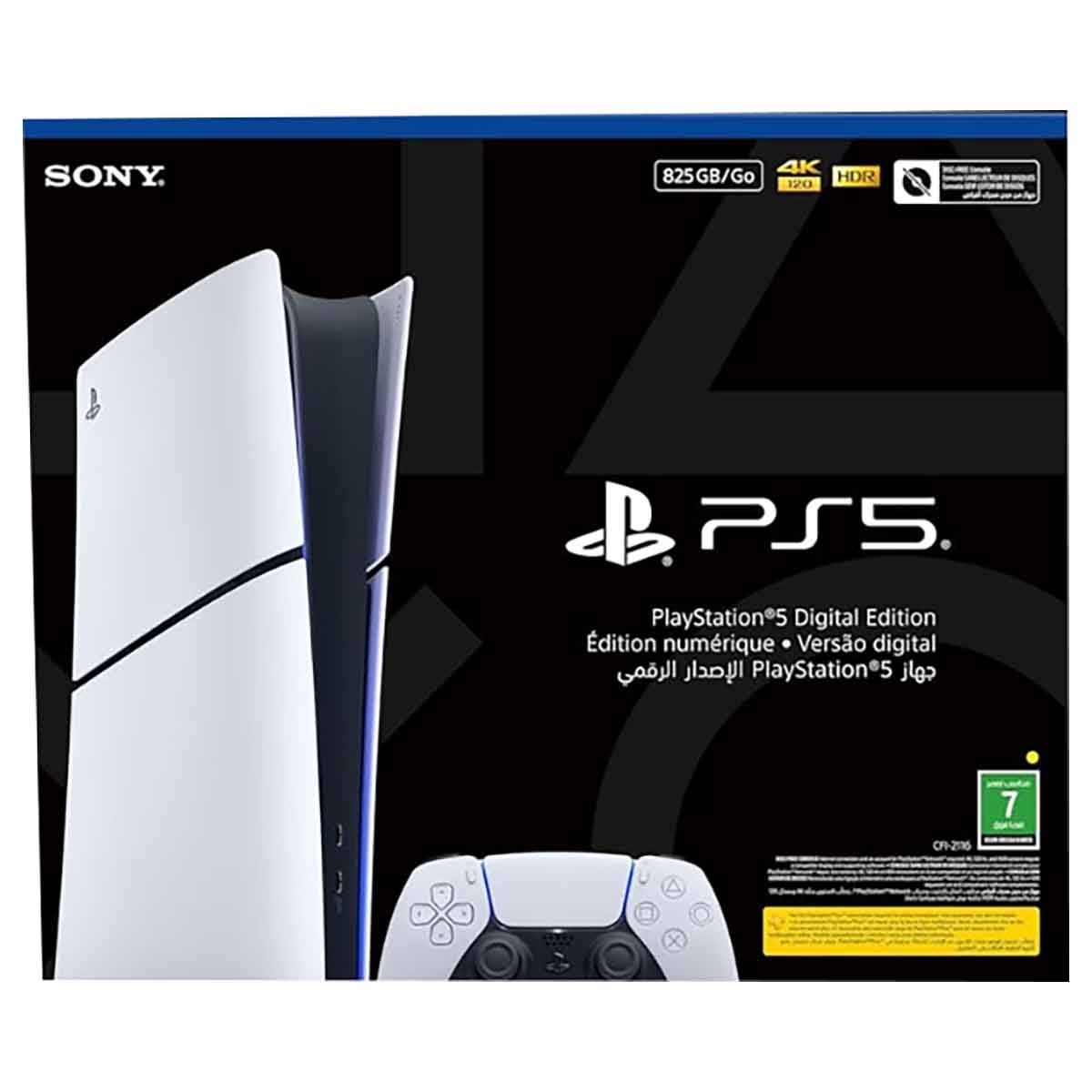 Sony PlayStation5 KSA Version Slim Digital Edition 825 GB Console