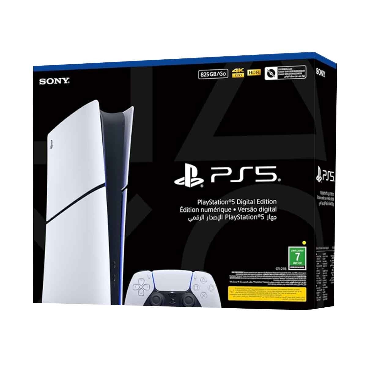 Sony PlayStation5 KSA Version Slim Digital Edition 825 GB Console