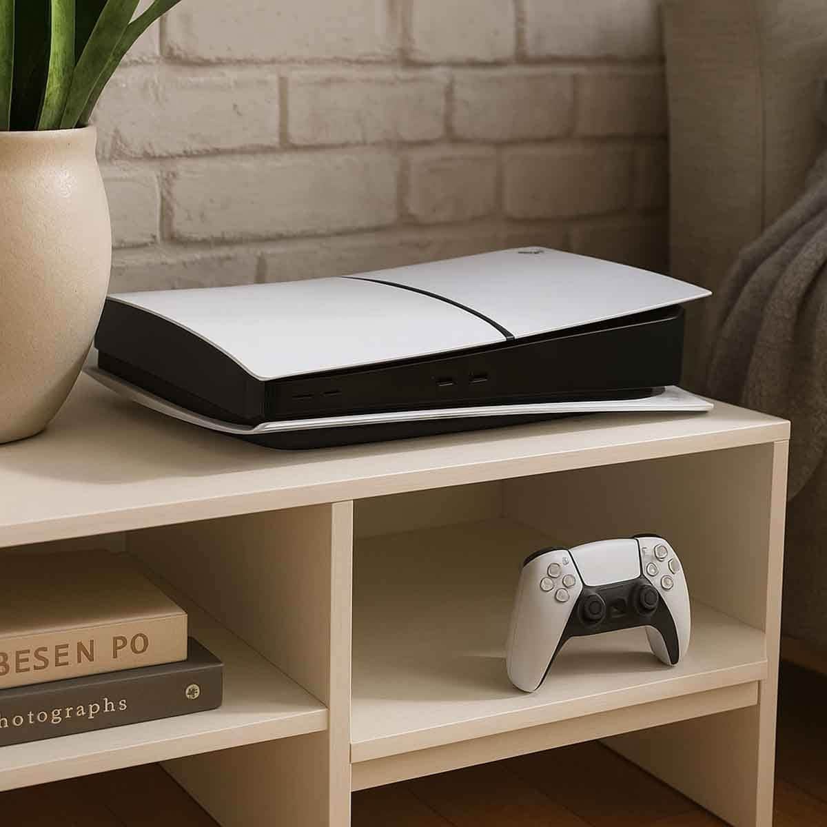 Sony PlayStation5 KSA Version Slim Digital Edition 825 GB Console+Western Digital 1TB SN850 NVMe SSD+DualSense Wireless Controller+PlayStation 5 Disc Drive Bundle
