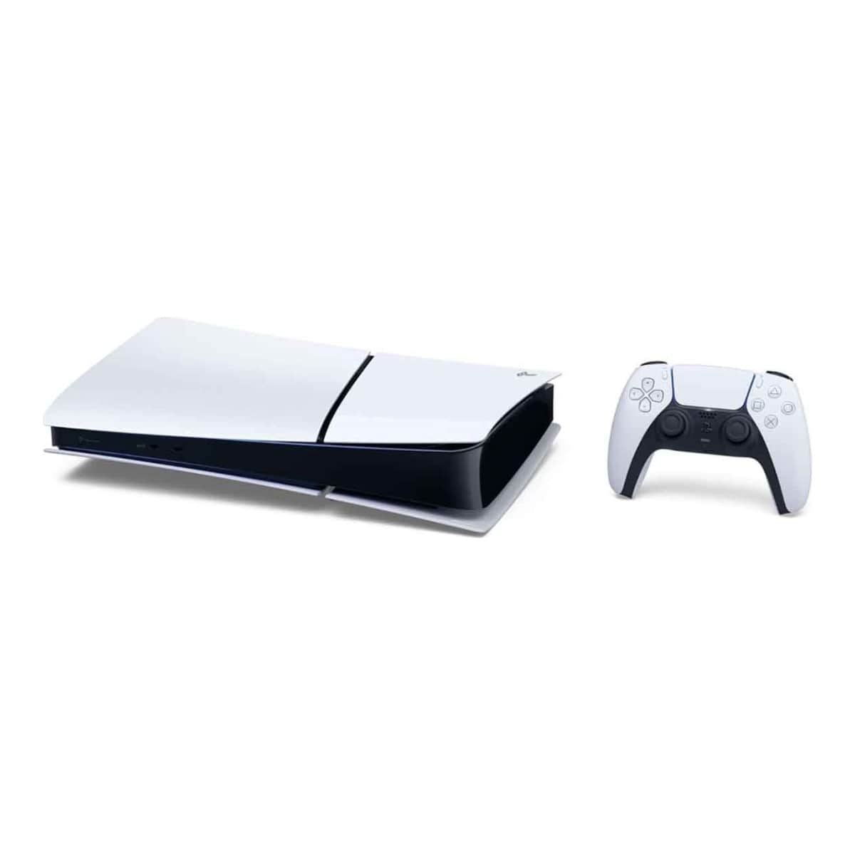 Sony PlayStation5 KSA Version Slim Digital Edition 825 GB Console+Western Digital 1TB SN850 NVMe SSD+DualSense Wireless Controller+PlayStation 5 Disc Drive Bundle