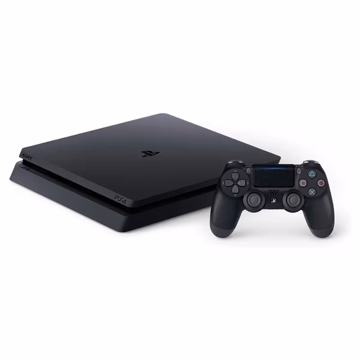 Sony PlayStation 4 Slim 500GB Console with Controller Jet Black