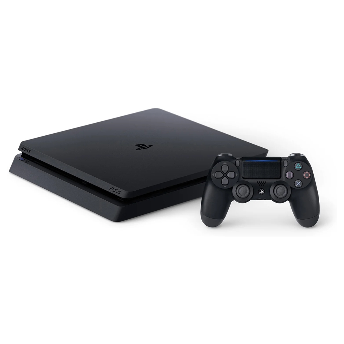 Sony PlayStation 4 Slim 500GB Console with Controller Jet Black