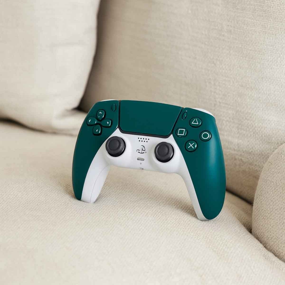 Sony PS5 KSA Version Digital Edition 1TB with DualSense Alpine Green Controller Bundle