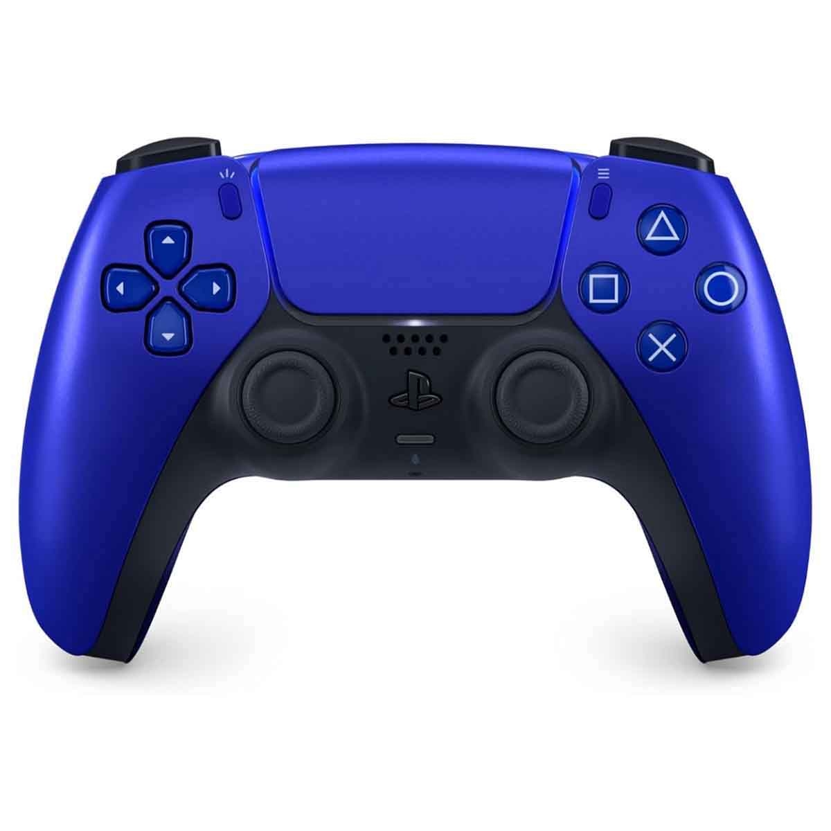 سوني بلايستيشن 5 نسخة السعودية الإصدار الرقمي سعة 1 تيرابايت مع حزمة وحدة تحكم لاسلكية دوال سينس كوبالت بلو