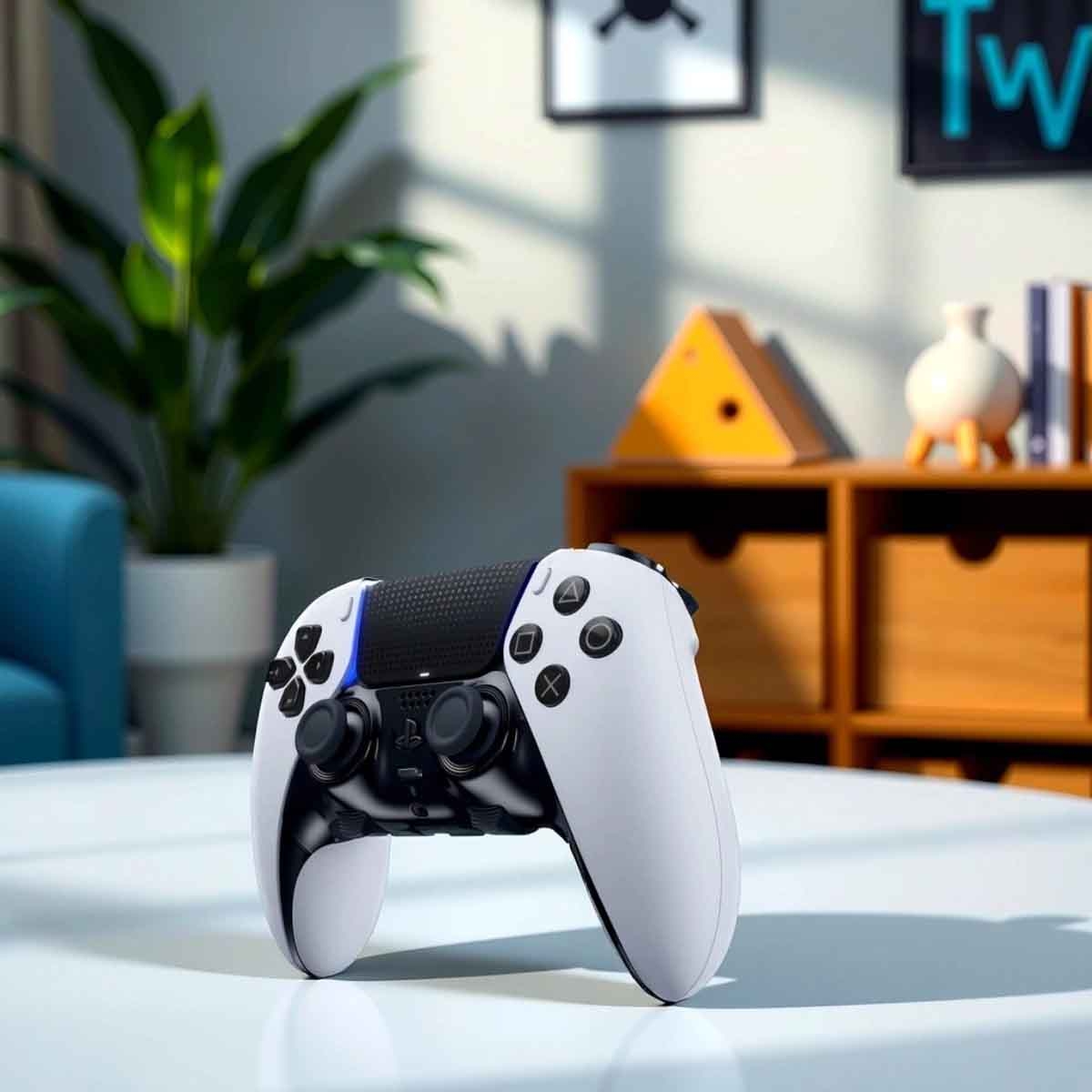 Sony PS5 KSA Version Digital Edition 1TB with DualSense Edge (KSA Version) White Controller Bundle