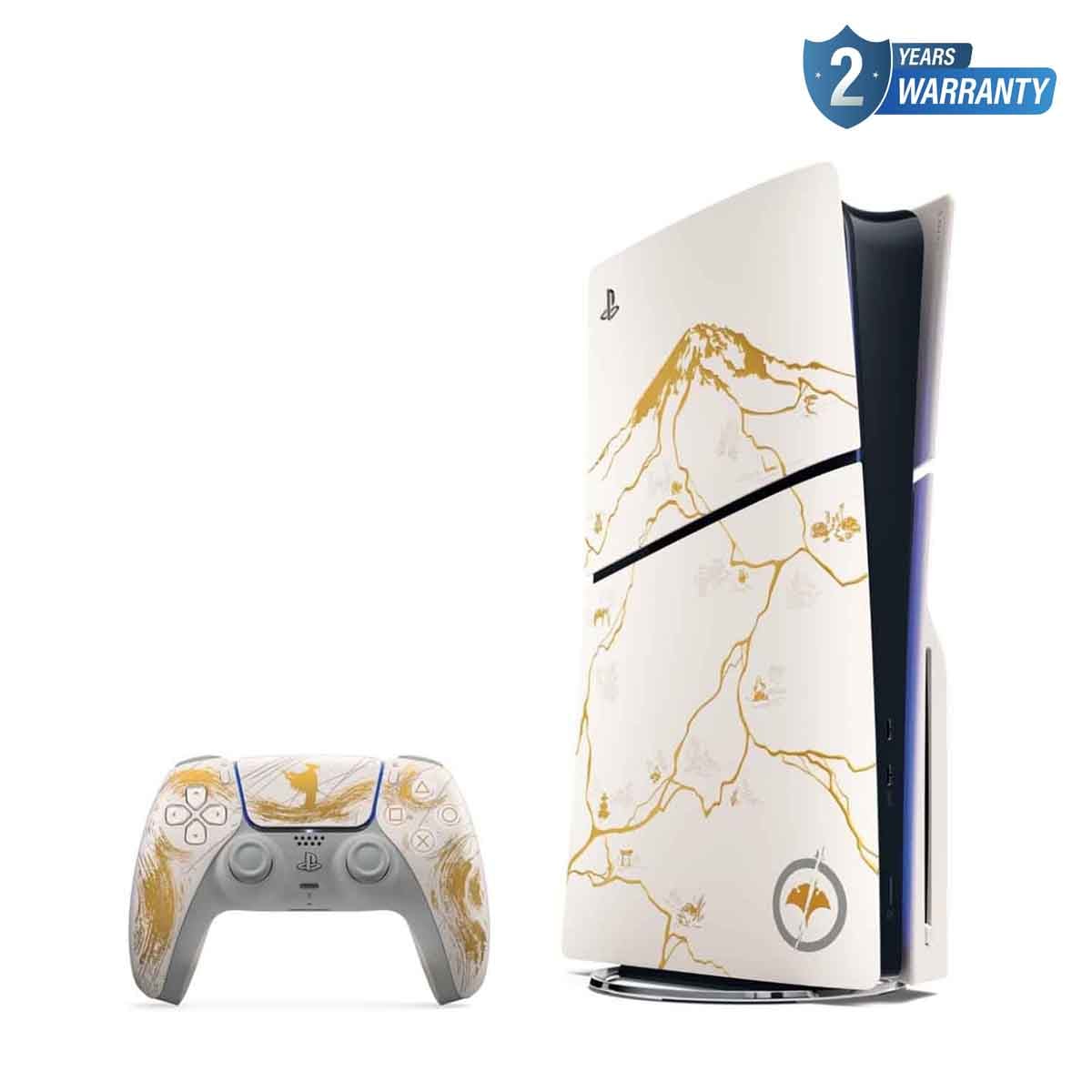 Sony PS5 Slim Blu-Ray Disc with Ghost of Yotei Limited Edition (KSA Version) Bundle