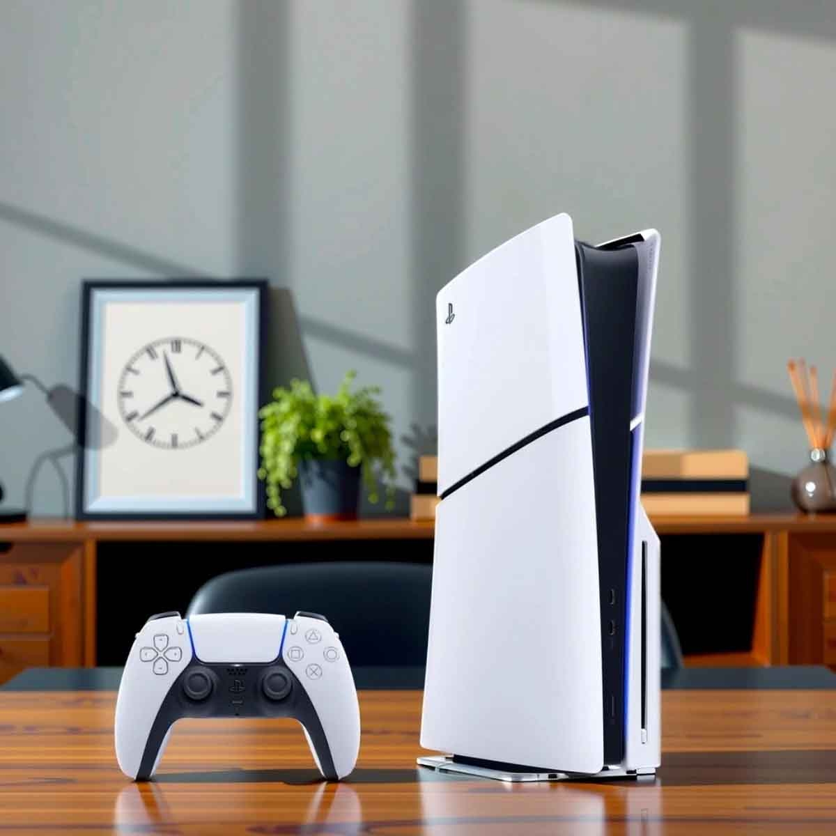 Sony PS5 Blu-Ray Disc (KSA Version) with 2 Controllers (White/Red) + FC26 Bundle