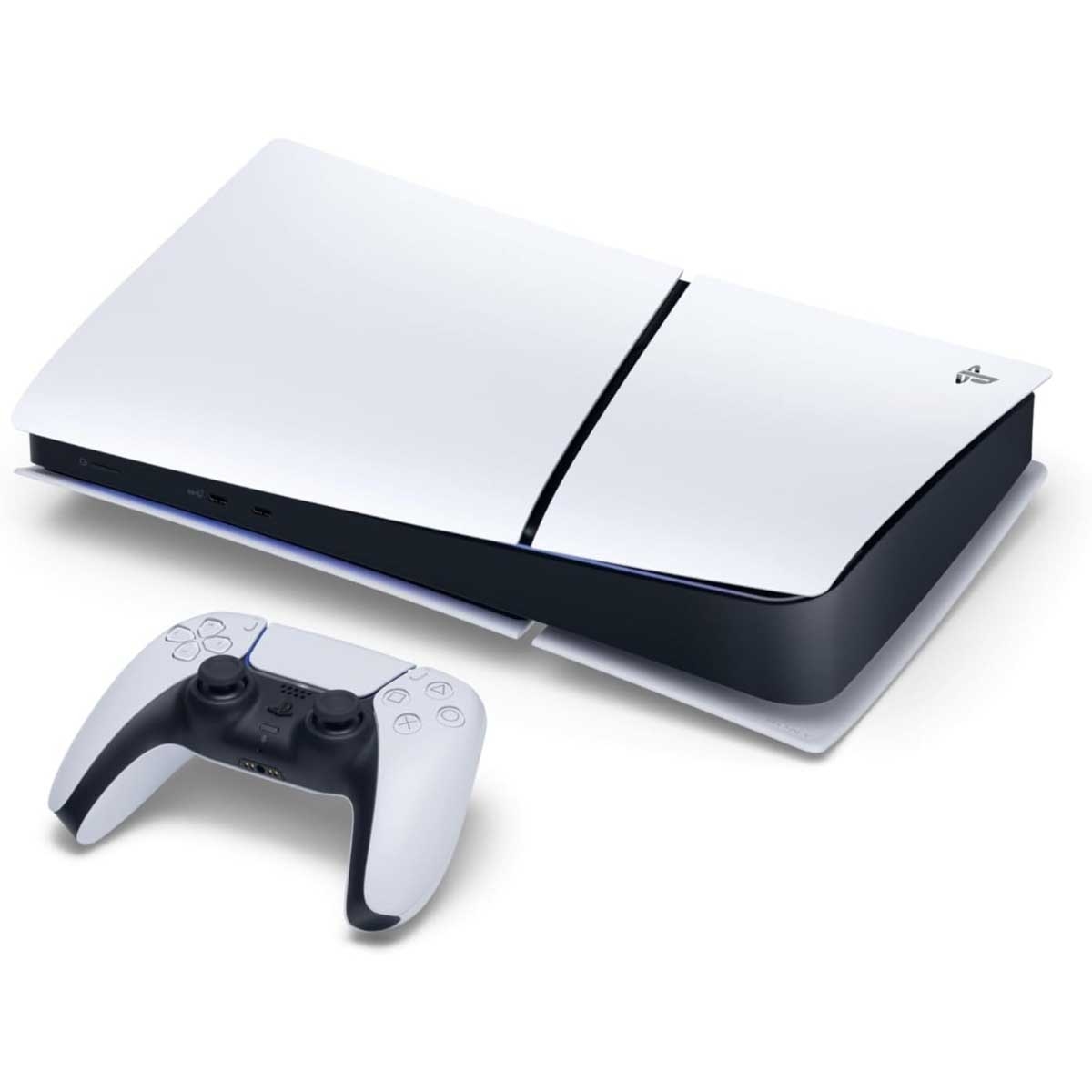 Sony PS5 5 Slim Digital Edition 825GB (KSA Version) & PS5 Disc Drive Bundle