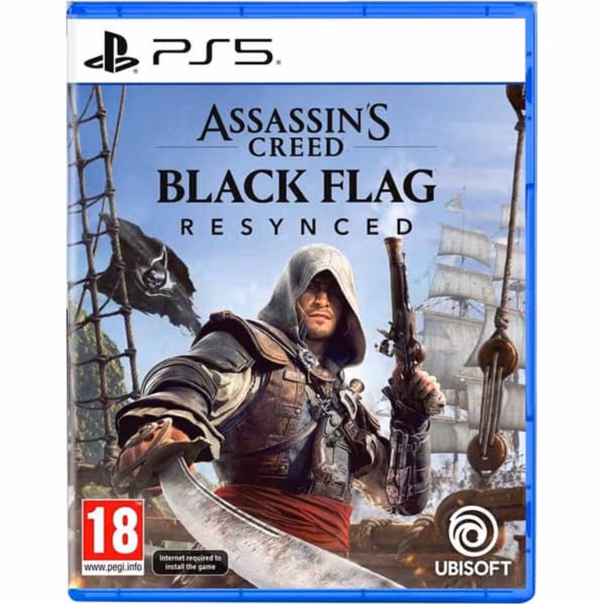 Sony PS5 Blu-Ray Disc 1TB Console with Assassin’s Creed Black Flag Resynced + Crimson Desert + Resident Evil Requiem Games Bundle