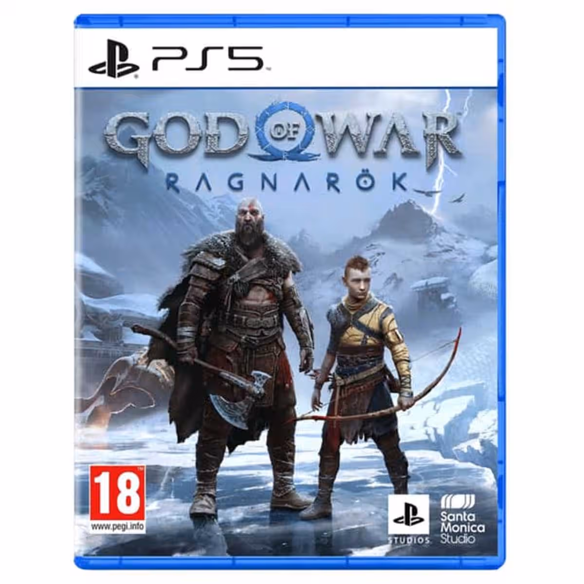 Sony PS5 Blu-Ray Disc 1TB Console with God of War: Ragnarok + Uncharted: Legacy of Thieves + 007 First Light Games Bundle