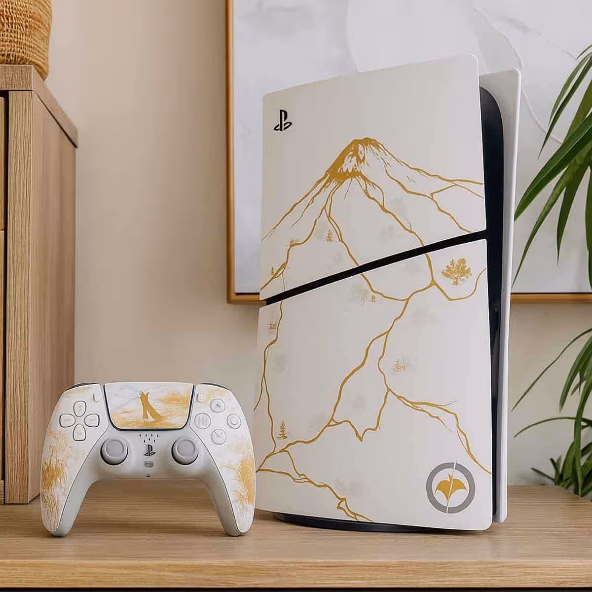 Sony PS5 Slim Blu-Ray Disc Ghost of Yotei Limited Edition (KSA Version) & Travel Storage Bag Bundle