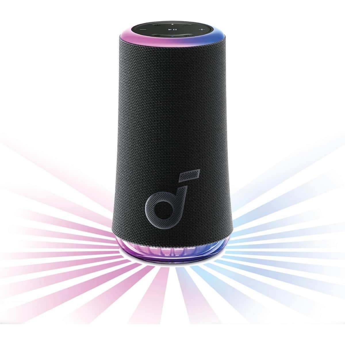 Soundcore Black Glow 360 RGB Portable Wireless Bluetooth Speaker