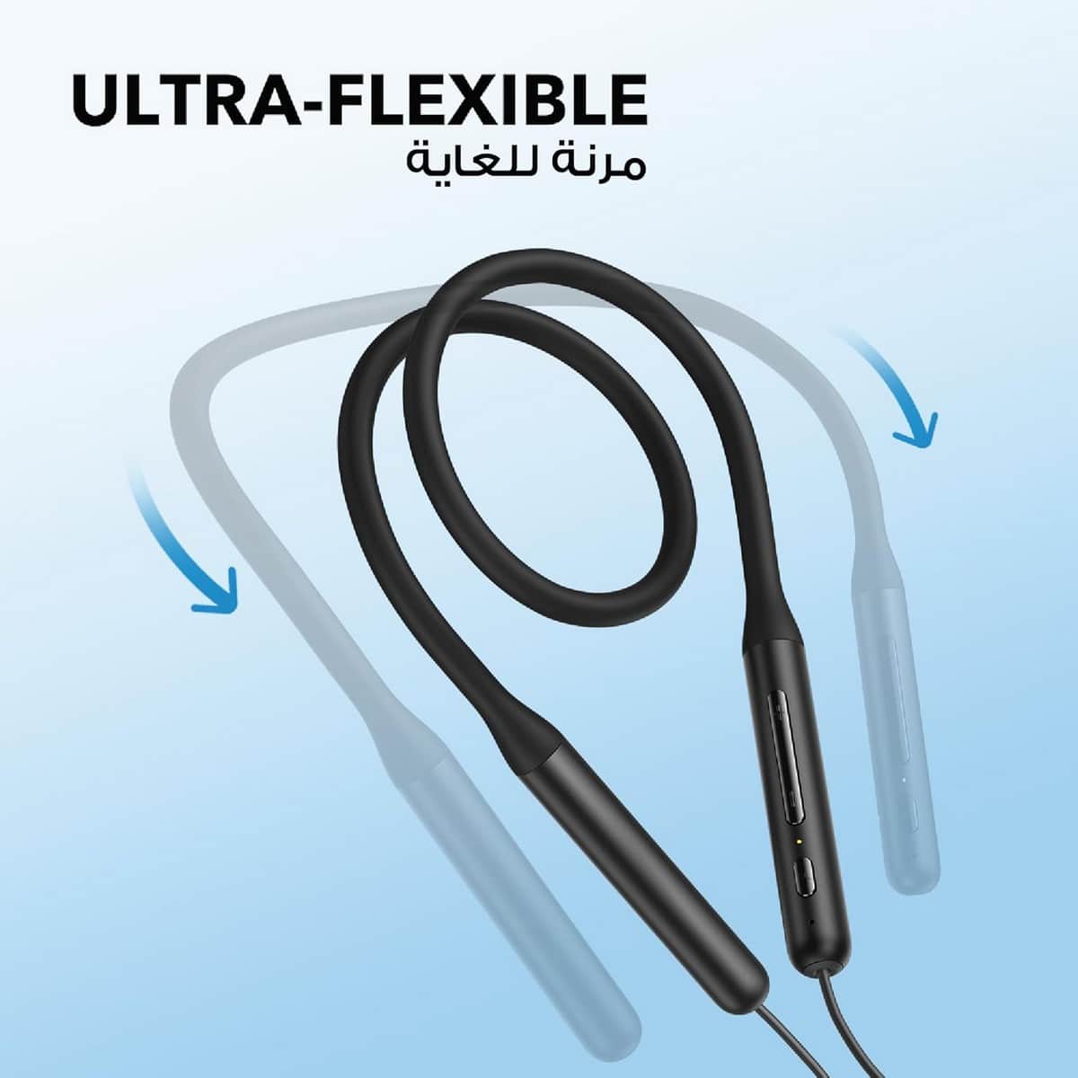 ساوندكور أسود سماعة رقبة لاسلكية Life U2i