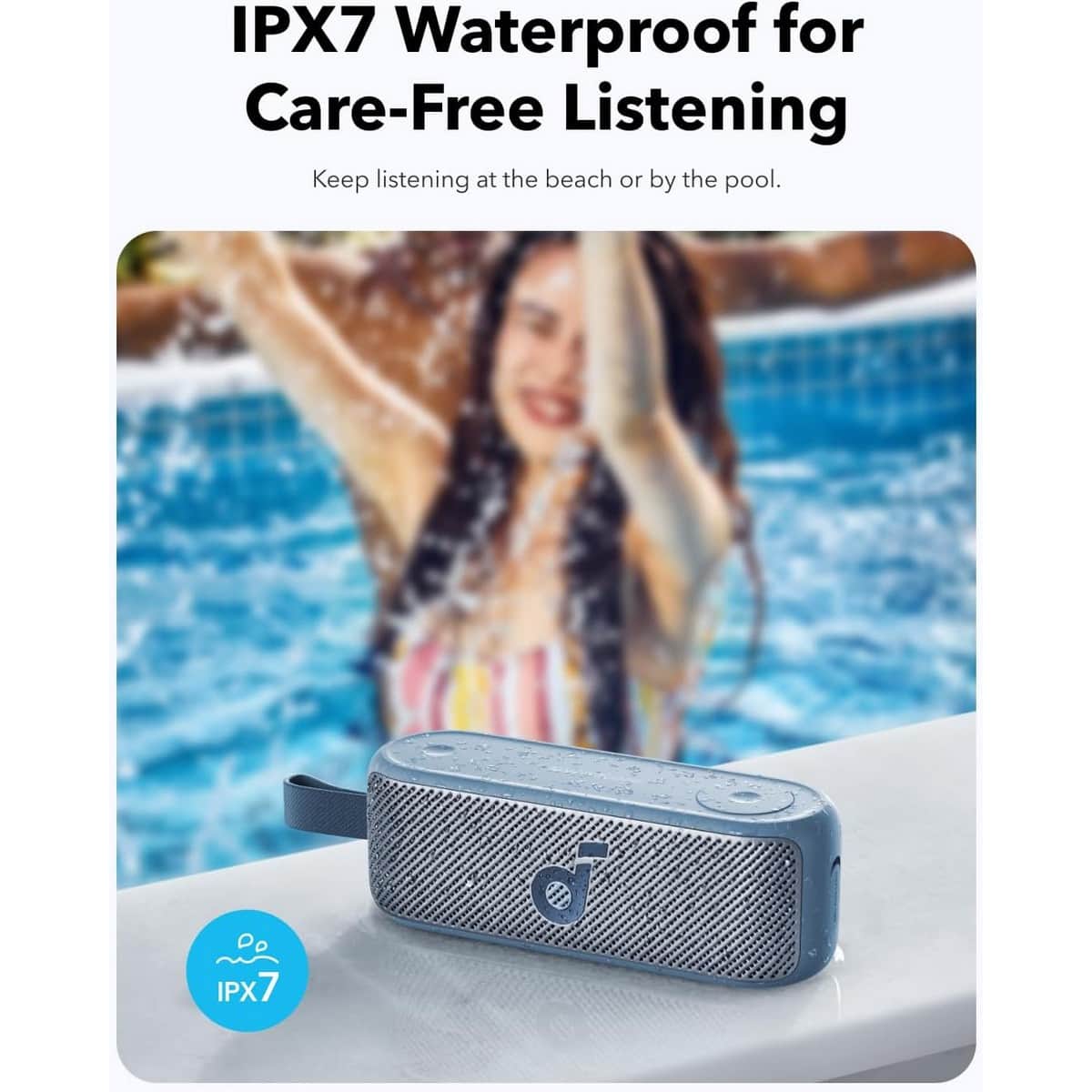 Soundcore Black Motion 100 Portable Wireless Bluetooth Speaker