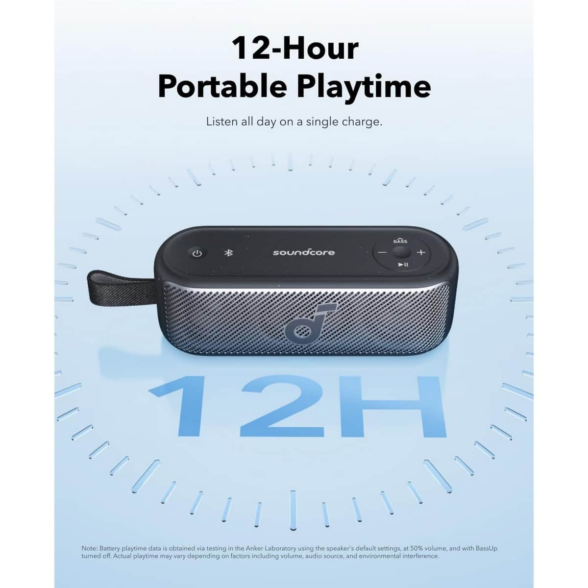 Soundcore Black Motion 100 Portable Wireless Bluetooth Speaker