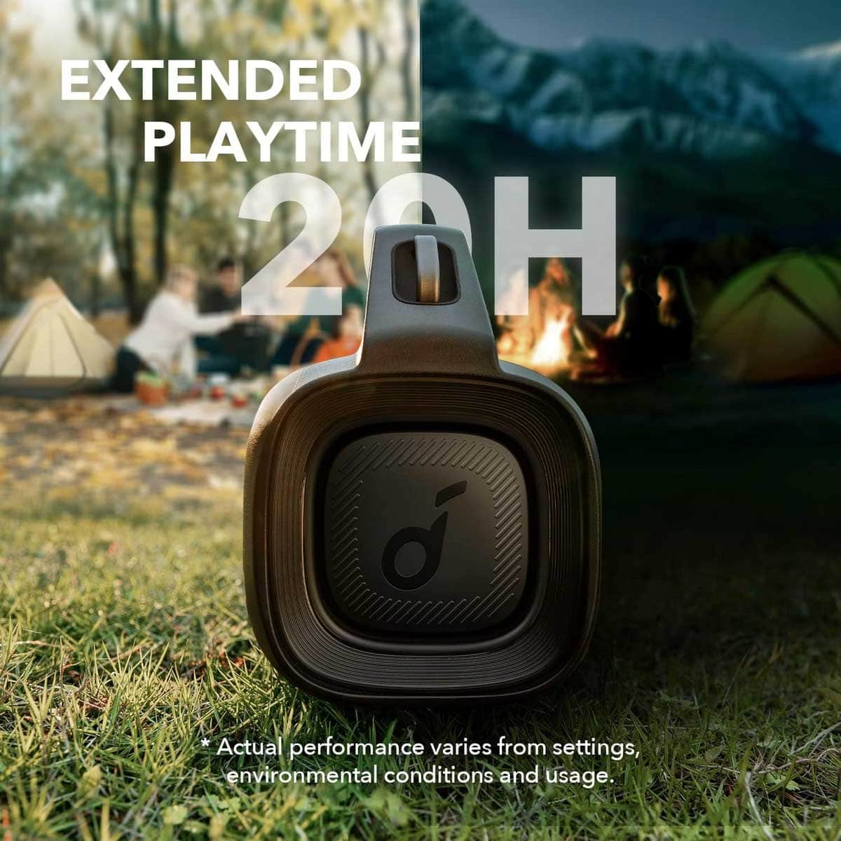 Soundcore Black Motion Boom+ Portable Wireless Bluetooth Speaker