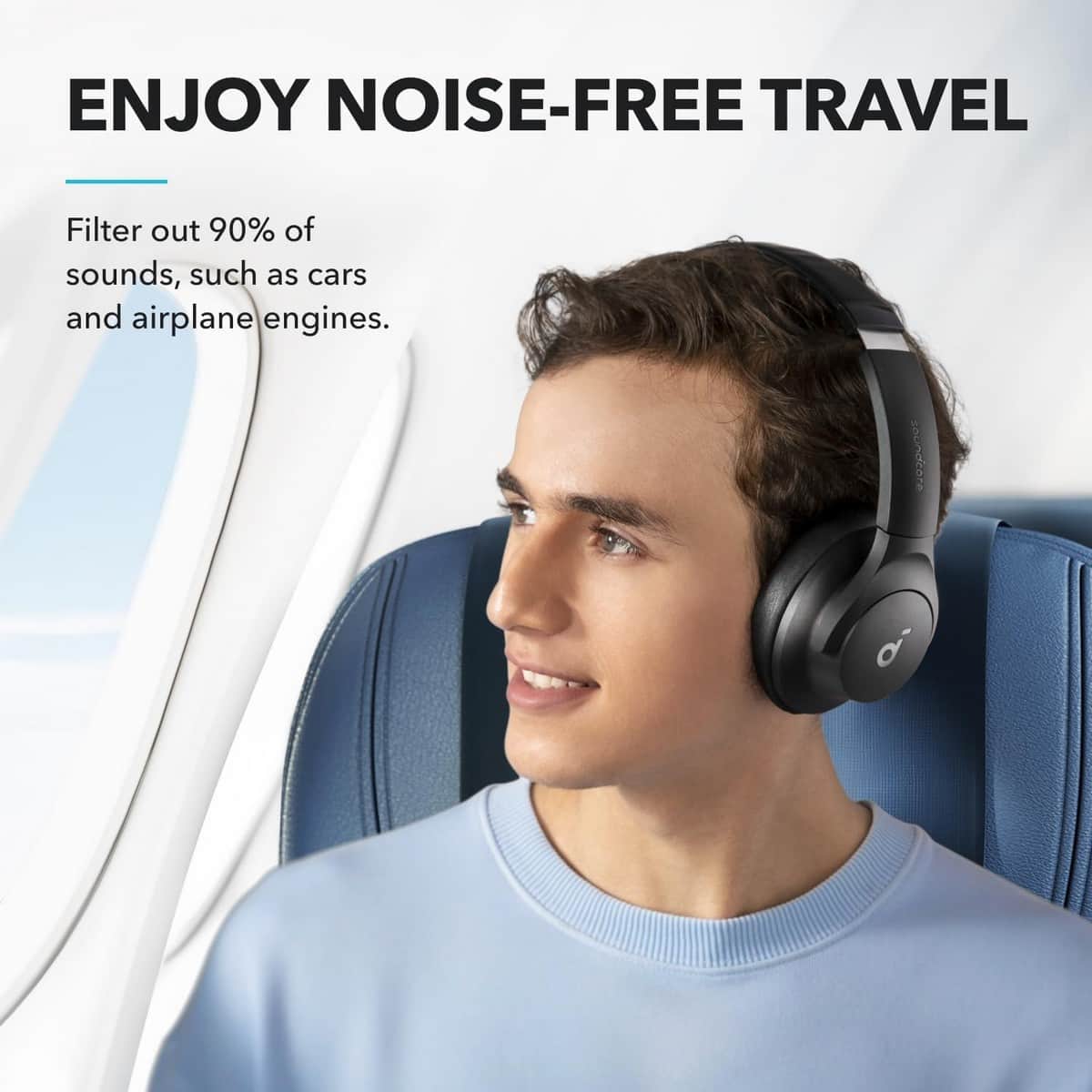 Soundcore Q20i Hybrid Wireless Over-Ear Headphones