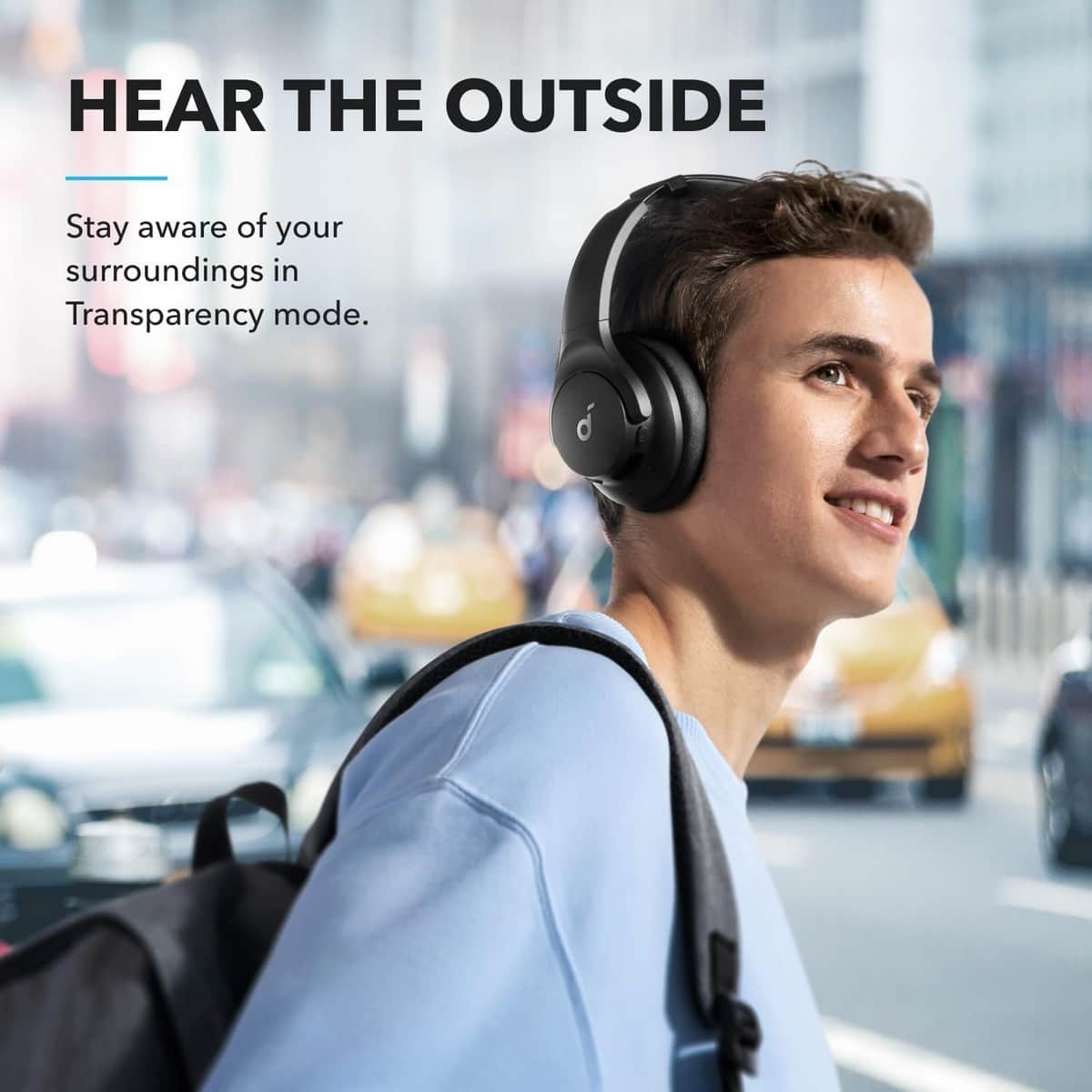 Soundcore Q20i Hybrid Wireless Over-Ear Headphones