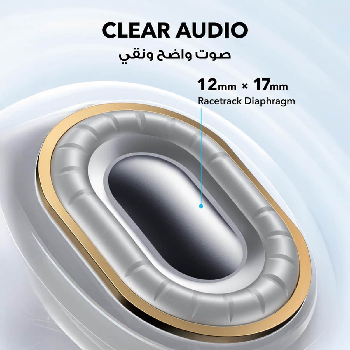 ساوندكور رمادي داكن C40i (Z) سماعات أذن لاسلكية مفتوحة