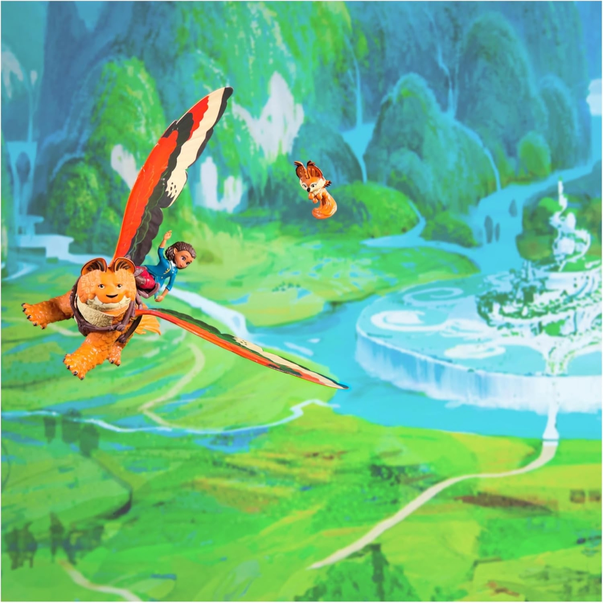 Spellbound 3.5″ Ellian Gryphon Doll Figures Pack Set Unisex, 5-7 Years