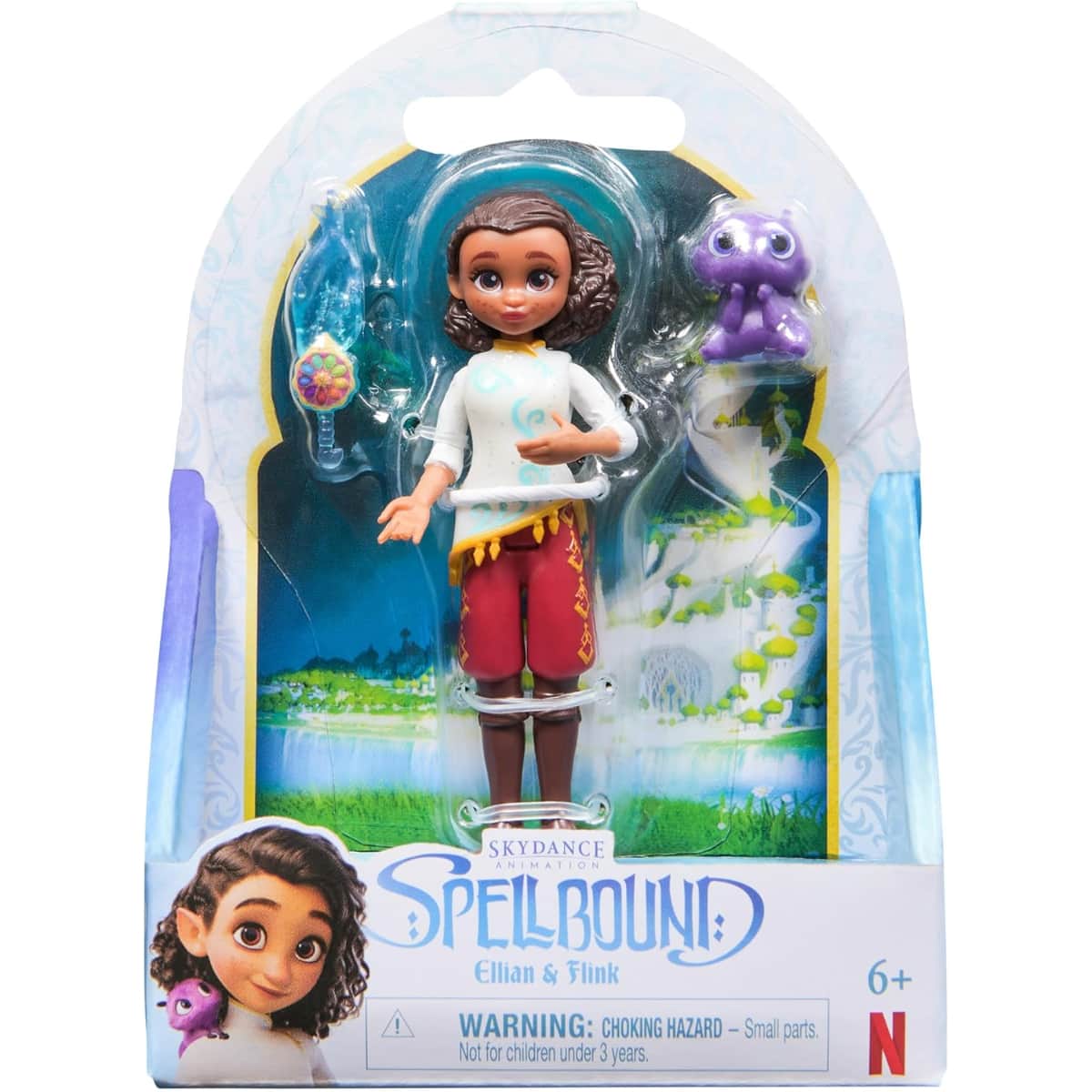 Spellbound Princess Ellian and Flink Collectible Action Figure Set Girls, 5-7 Years