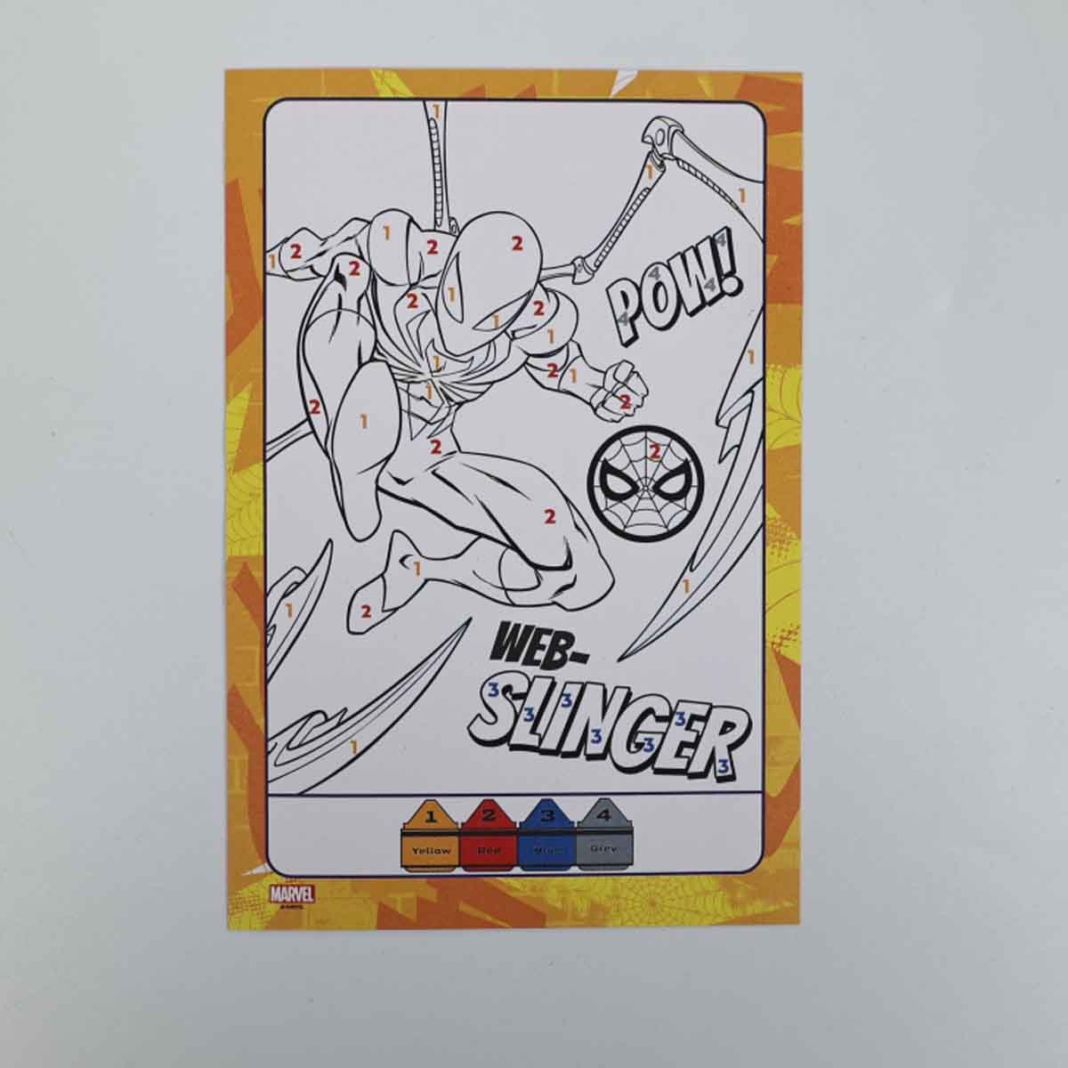 سبايدر مان مجموعة بوسترات سوبر للجنسين، عمر 3-4 سنوات