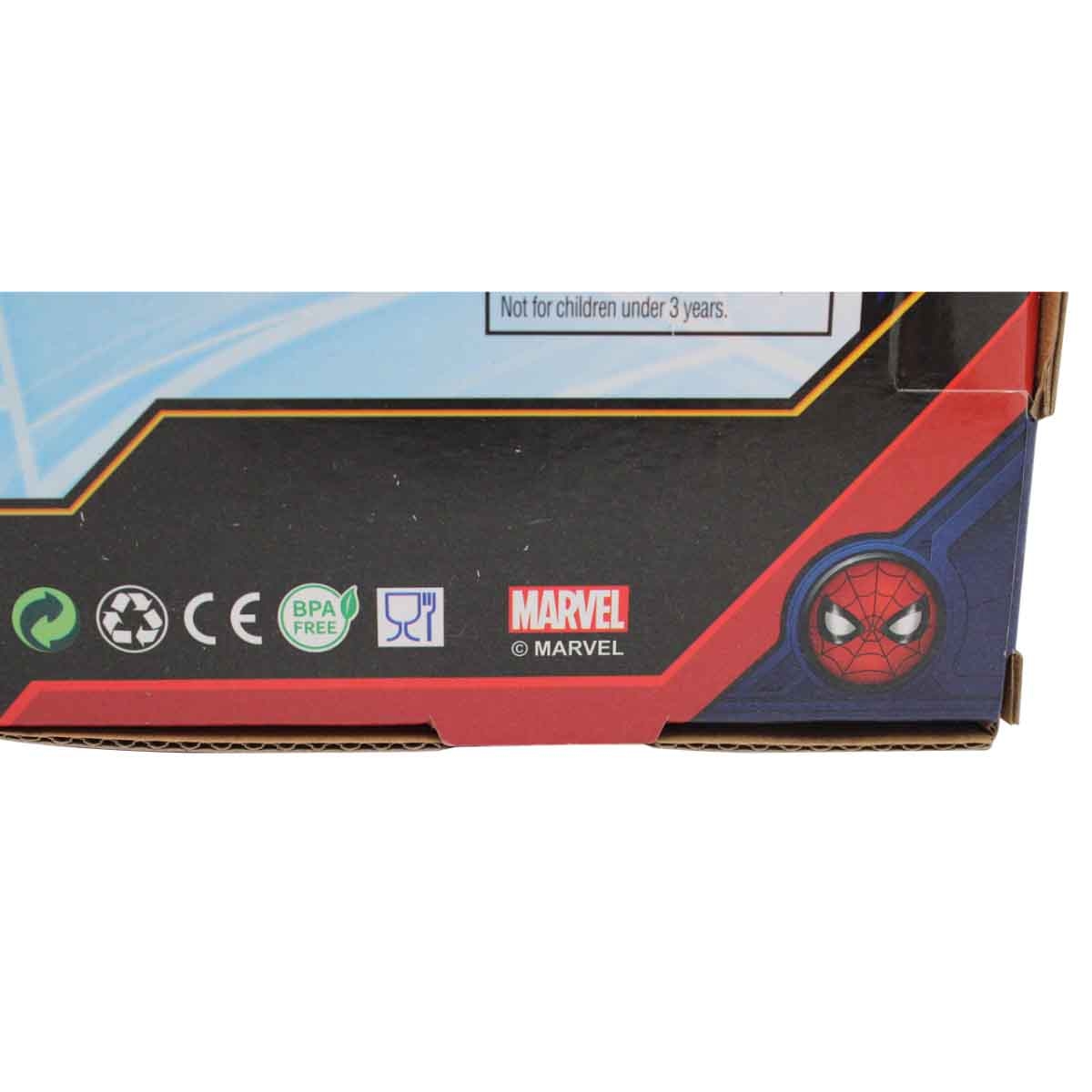 سبايدر مان طقم إفطار أطفال من 3 قطع آمن للاستخدام في الميكروويف