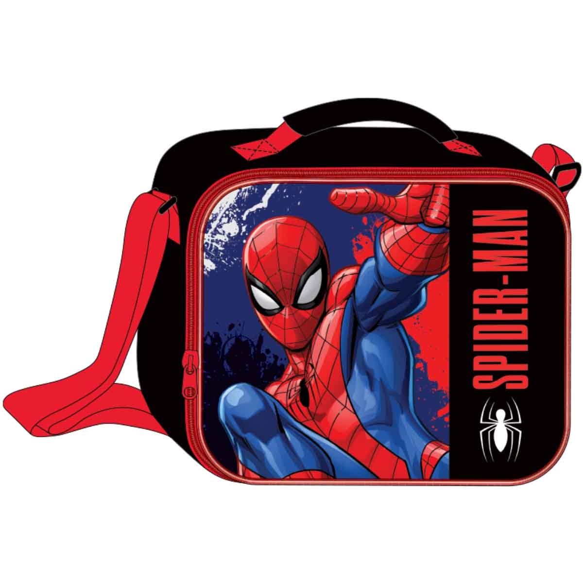 Spider-Man 5-in-1 14" Trolley Bag, Lunch Box, Bottle, Pencil Case & Lunch Bag Kit