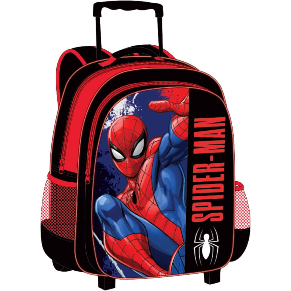 Spider-Man 5-in-1 14" Trolley Bag, Lunch Box, Bottle, Pencil Case & Lunch Bag Kit