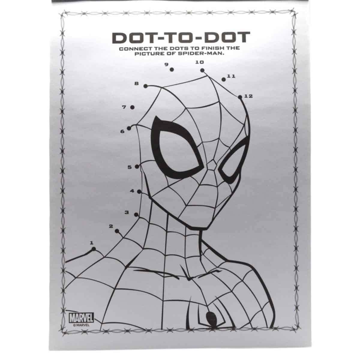 Spider-Man Activity Fun Pad with Stackable Crayon Unisex, 3-4 Years