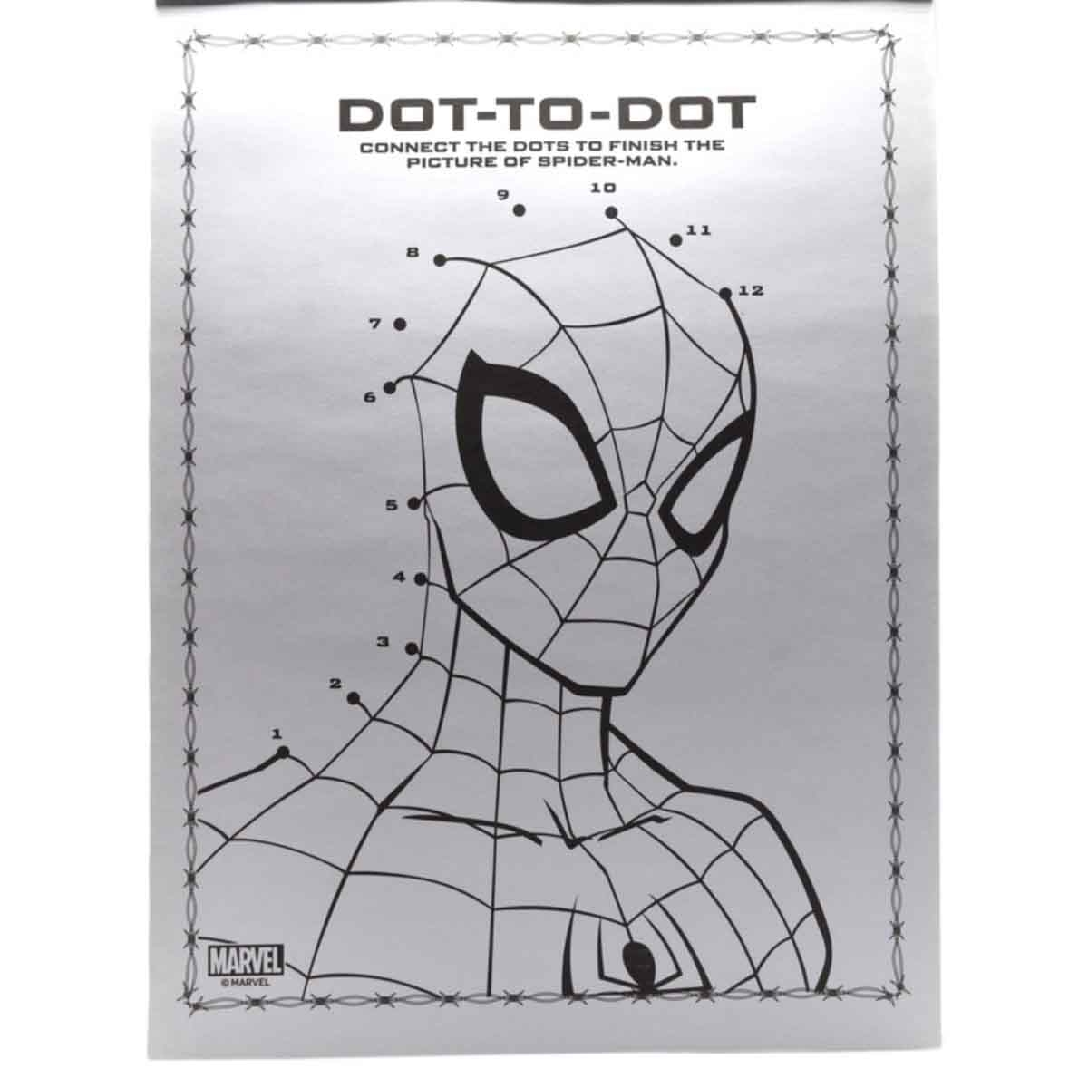 Spider-Man Activity Fun Pad with Stackable Crayon Unisex, 3-4 Years