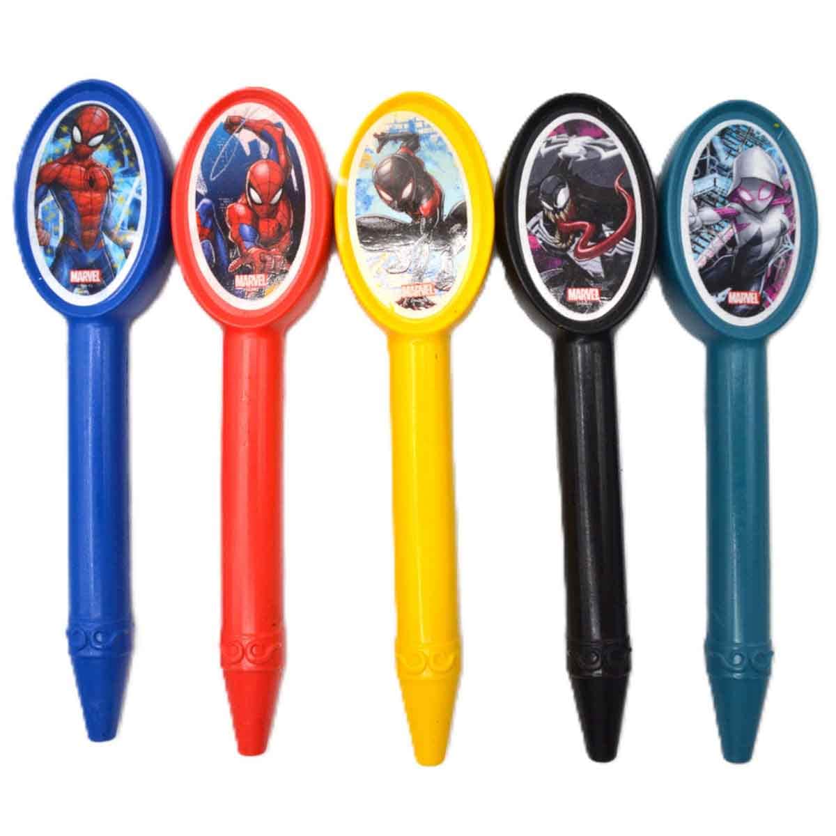Spider-Man Coloring Set with Shaped Crayon Unisex, 3-4 Years