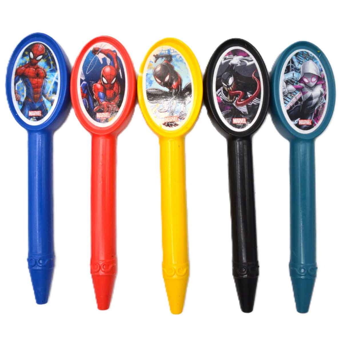 Spider-Man Coloring Set with Shaped Crayon Unisex, 3-4 Years