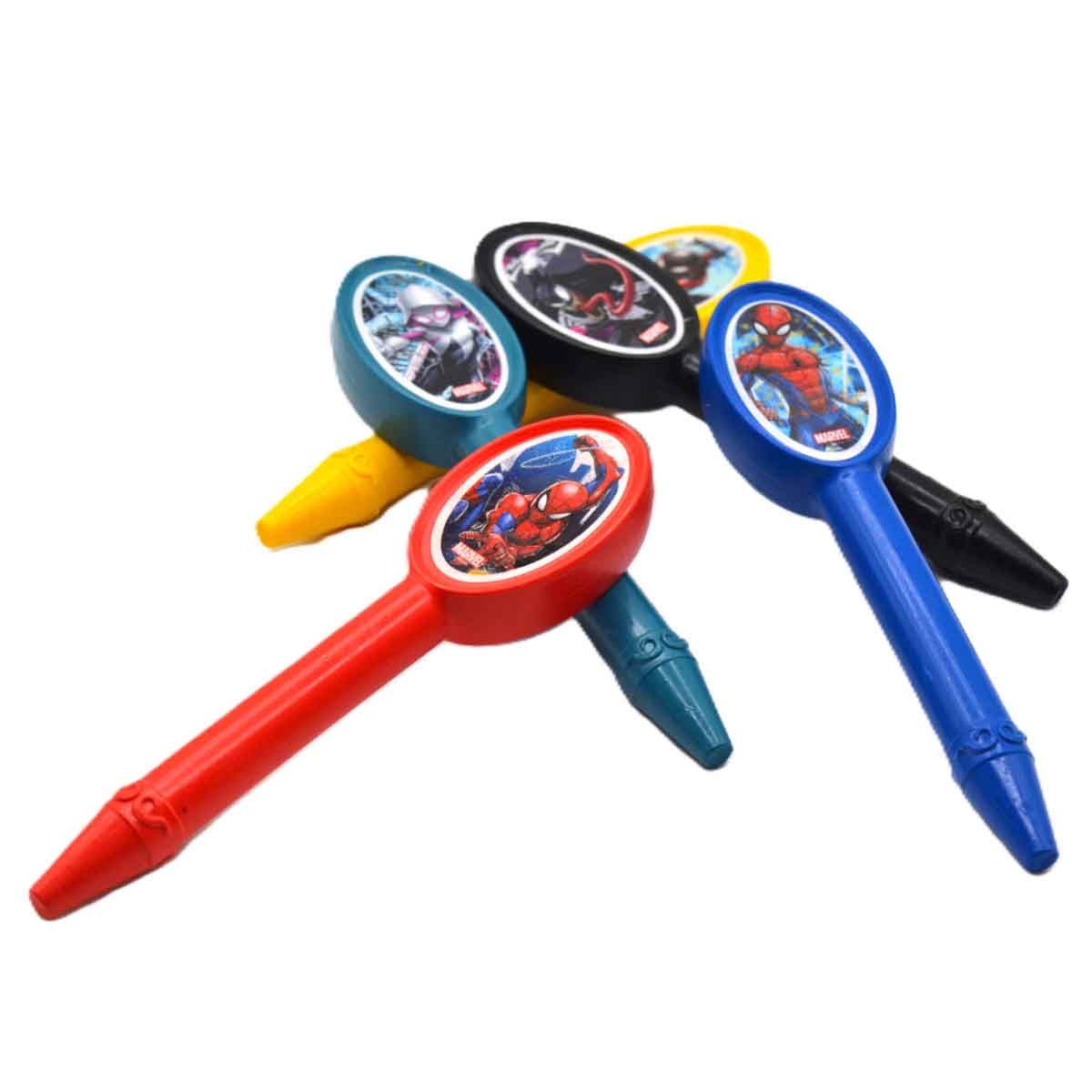 Spider-Man Coloring Set with Shaped Crayon Unisex, 3-4 Years
