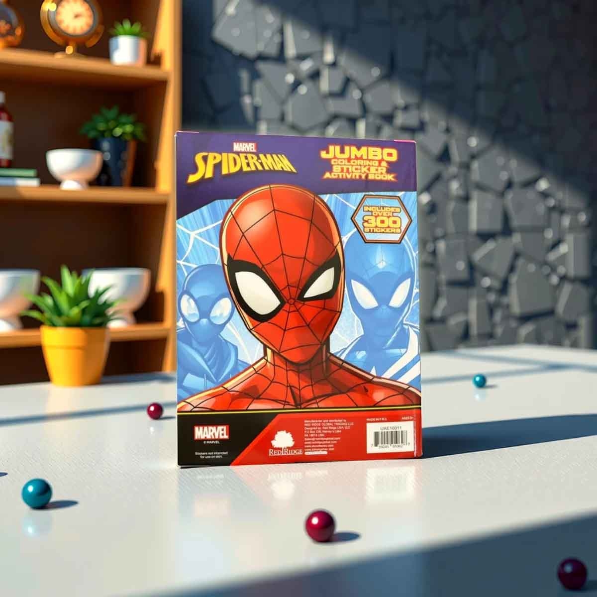 Spider-Man Jumbo Coloring & Activity Book Unisex, 3-4 Years