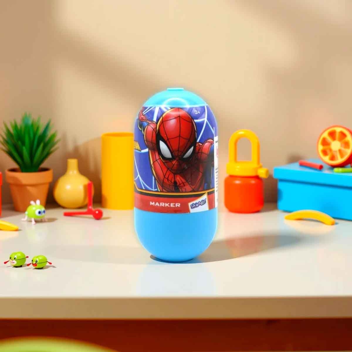 Spider-Man 100451A Wobbler Marker Unisex, 3-4 Years