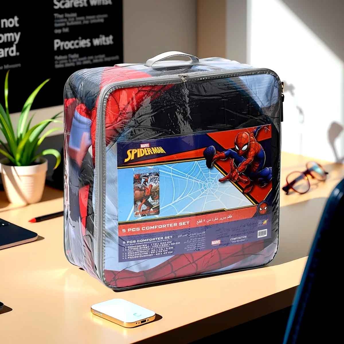 Spider-Man 5-Piece BnB Brushed Microfiber with Polyester Shell Comforter Set