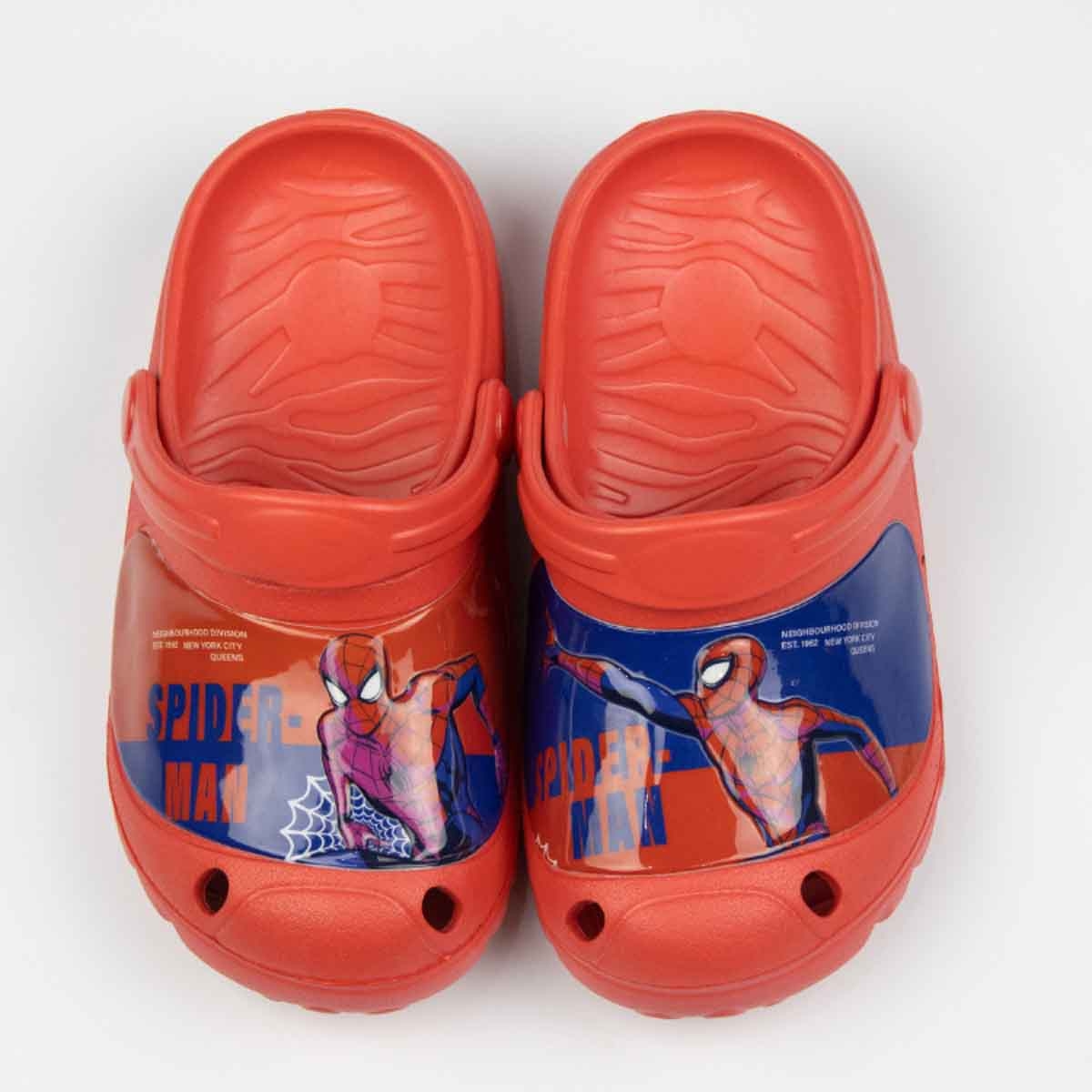 Spiderman EU Red Water-Friendly & Comfortable Slip-On Sandals Kids Klogs Boys