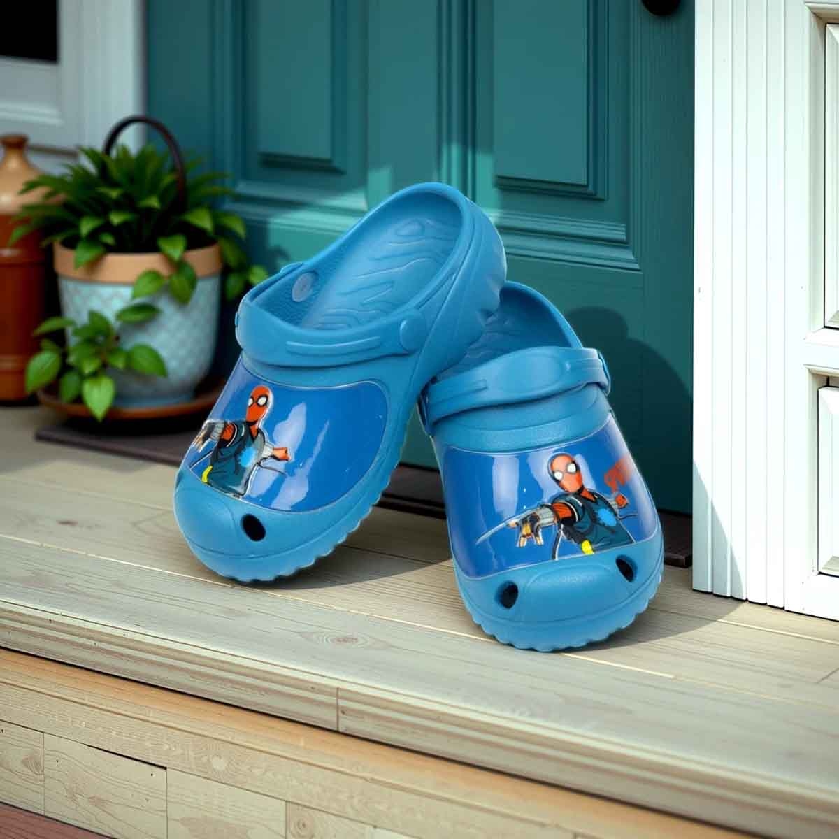 Spiderman EU Lightweight & Comfortable Slip-On Sandals Kids Klogs Boys