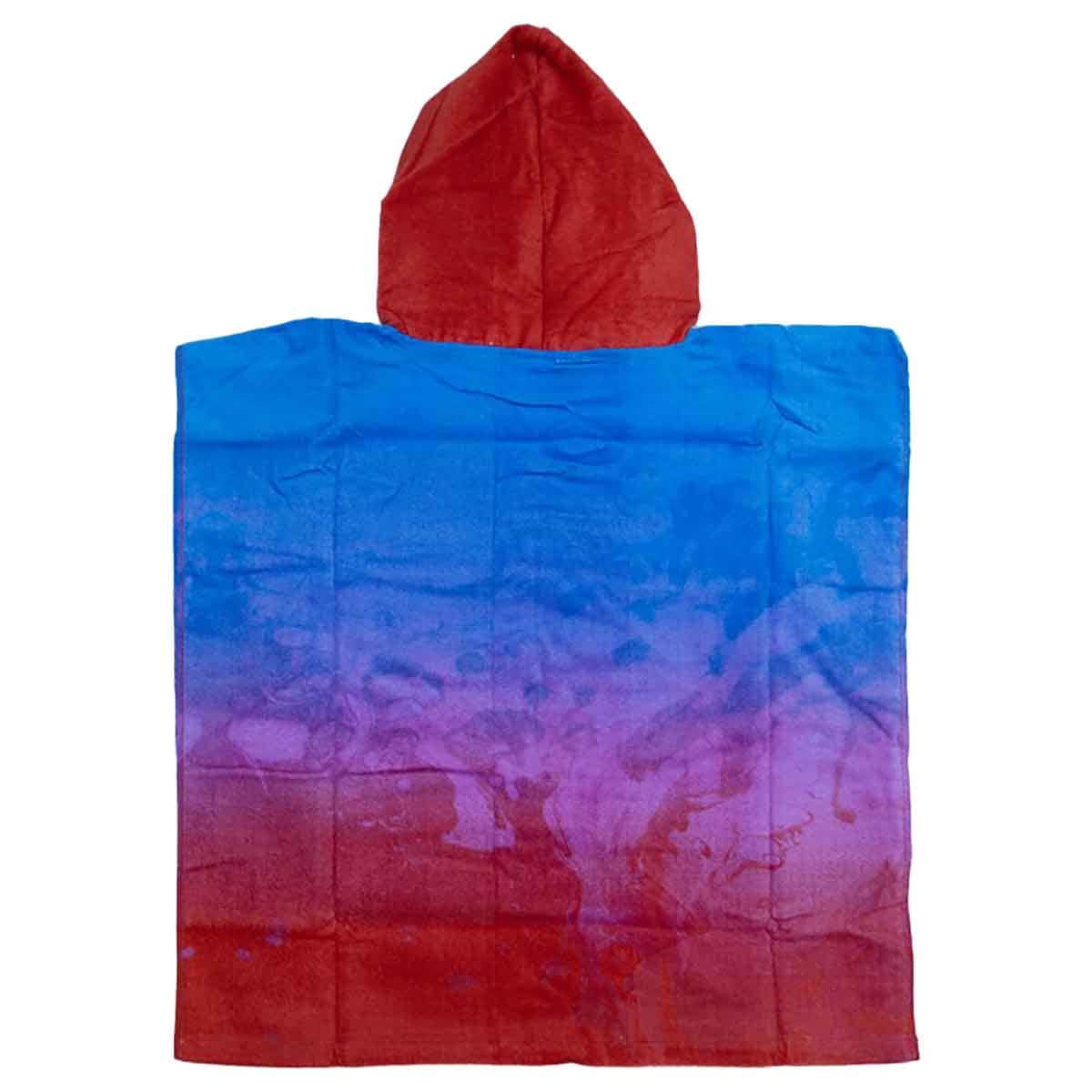 Spiderman 100% Cotton Soft & Absorbent Hooded Poncho Kids Towel Boys, 3-4 Years