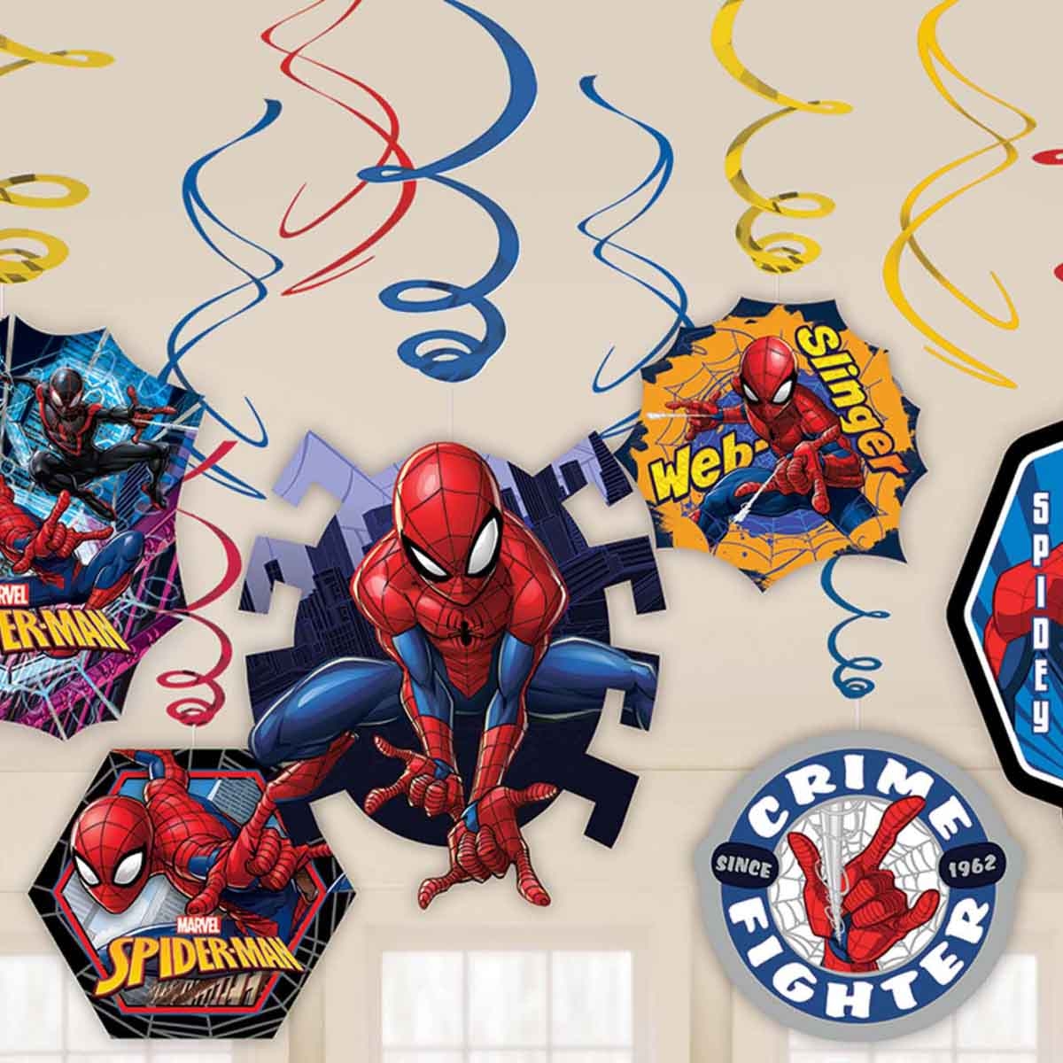 Spider-Man Swirl Decoration Value Pack