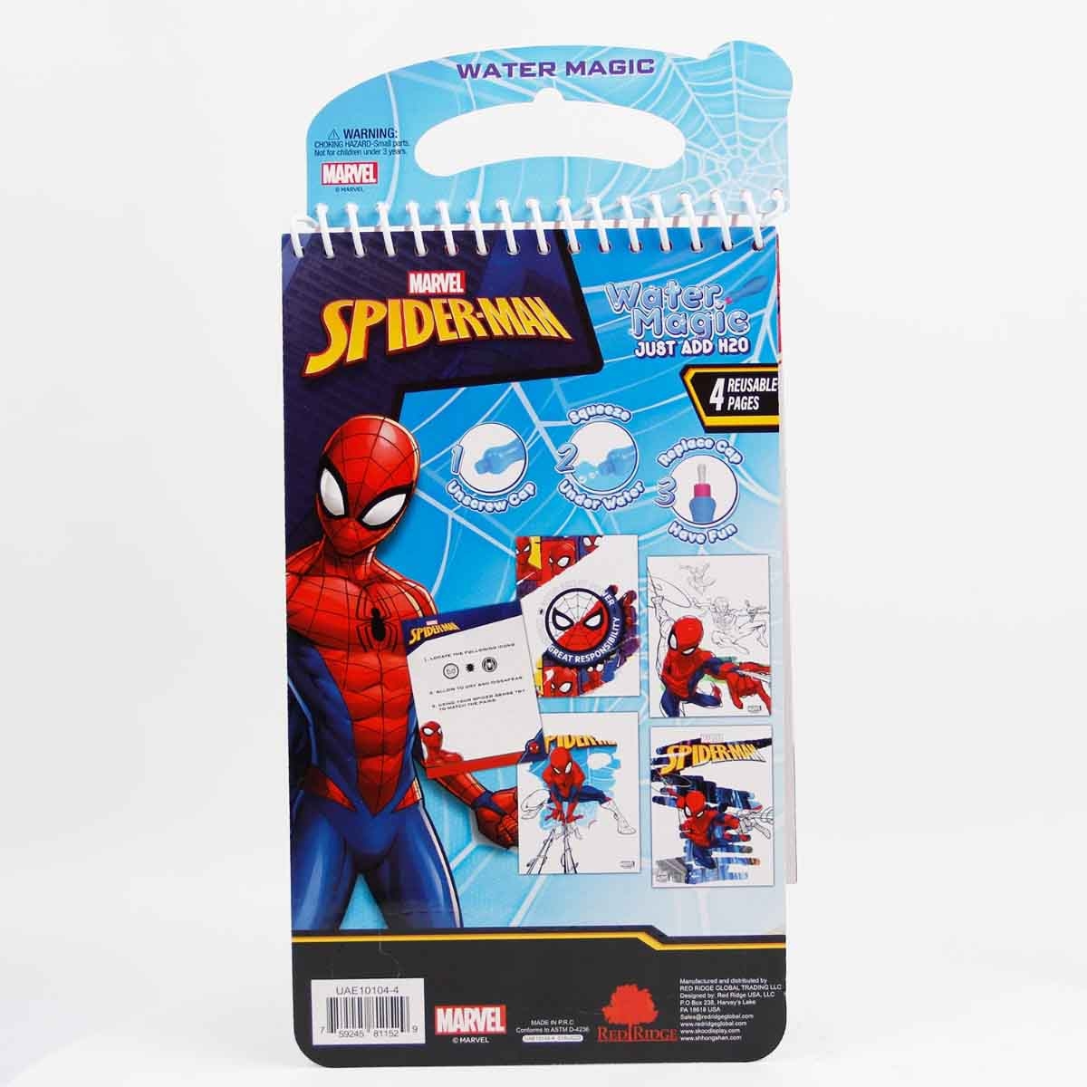 Spider-Man Water Magic Pad Unisex, 3-4 Years
