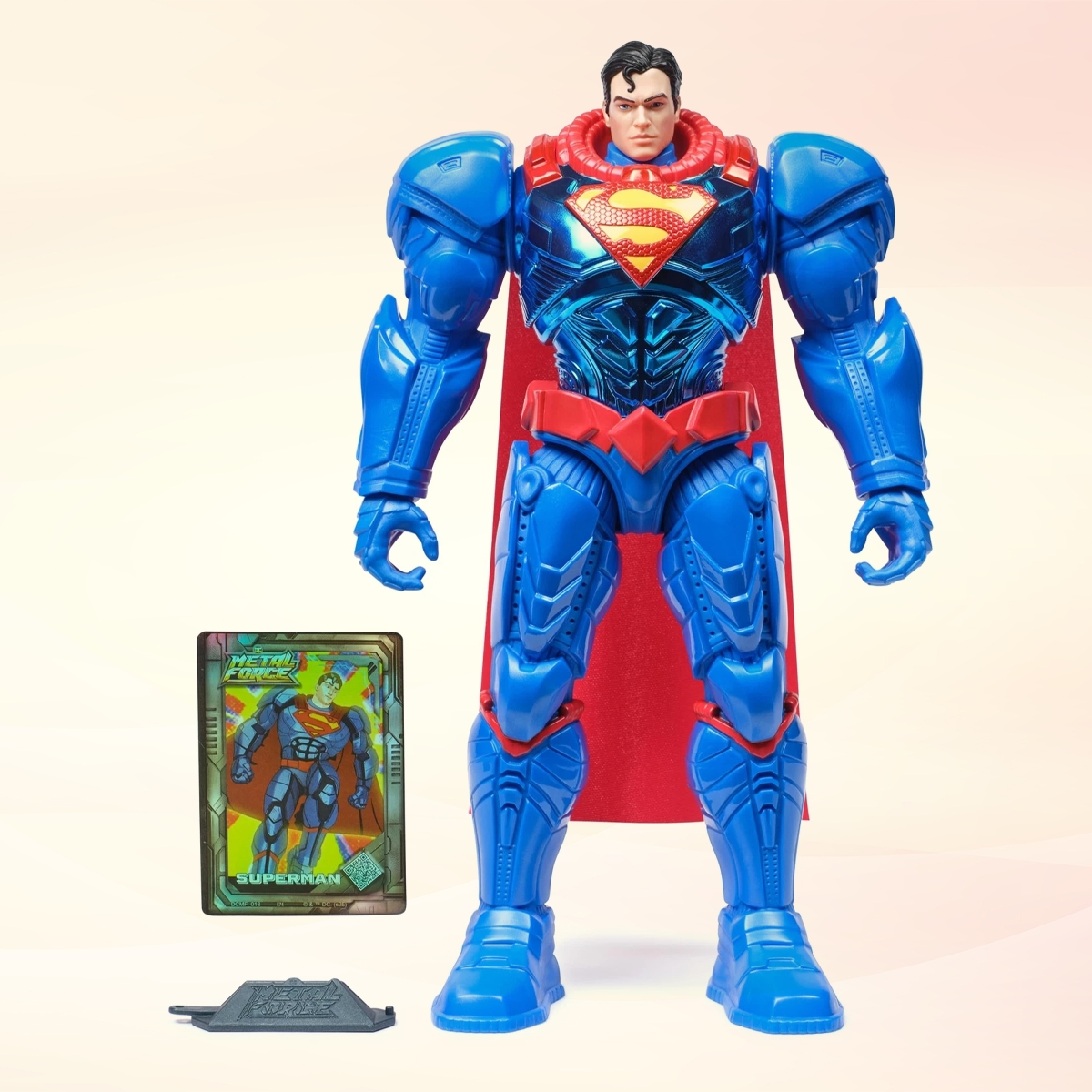 Spin Master 12″ DC Comics Metal Force Superman XL Action Figure Unisex, 5-7 Years