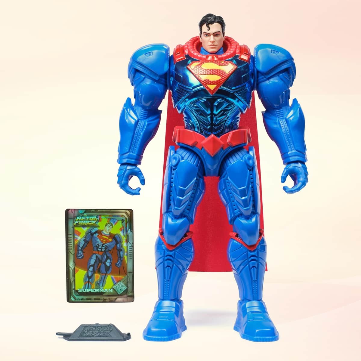 Spin Master 12″ DC Comics Metal Force Superman XL Action Figure Unisex, 5-7 Years