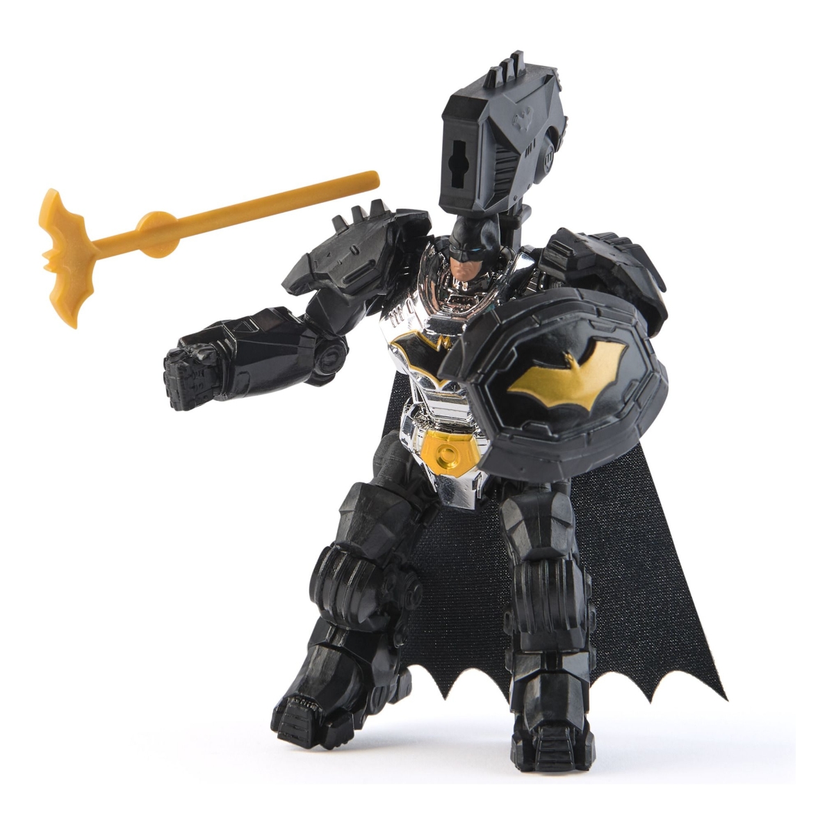 Spin Master 4.3″ DC Metal Force Batman Action Figure Playset Unisex, 5-7 Years