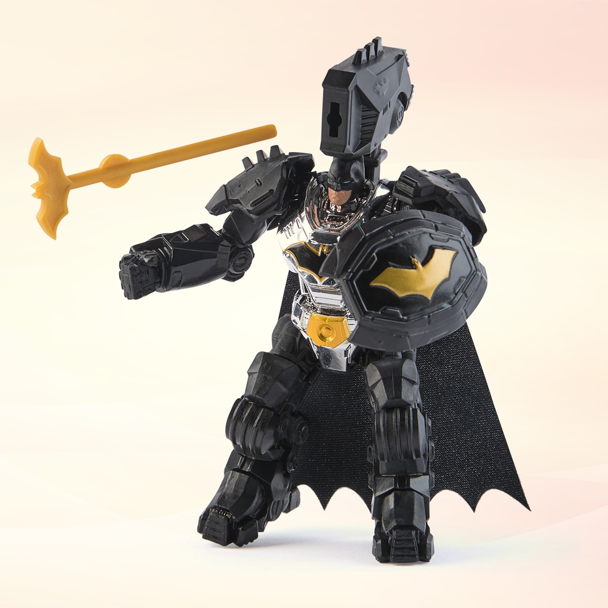Spin Master 4.3″ DC Metal Force Batman Action Figure Playset Unisex, 5-7 Years