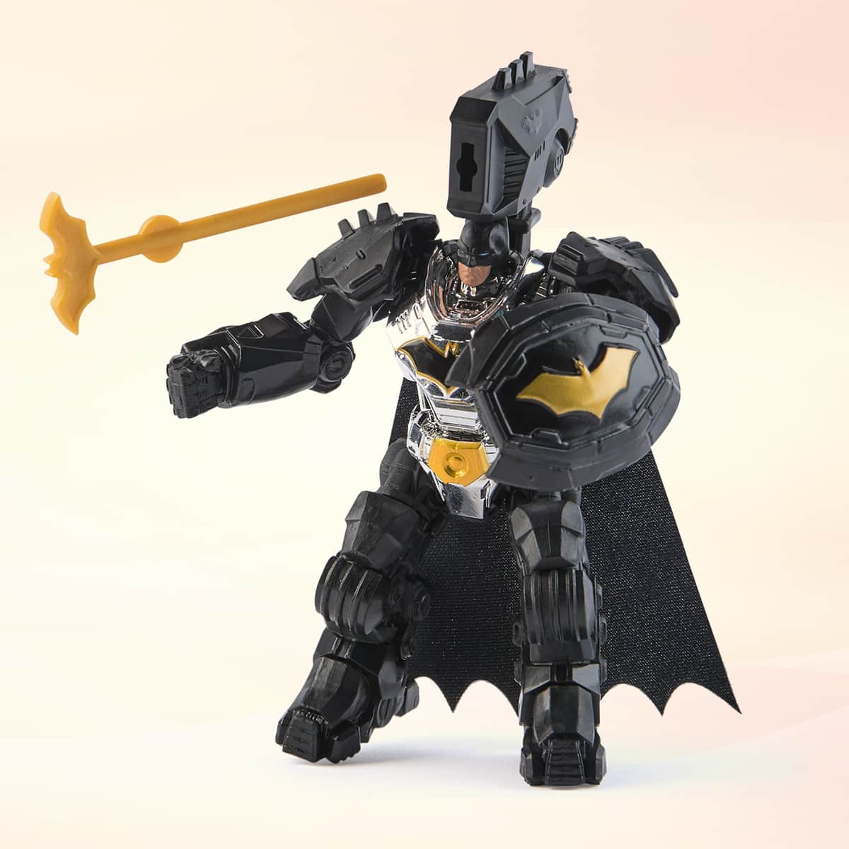 Spin Master 4.3″ DC Metal Force Batman Action Figure Playset Unisex, 5-7 Years