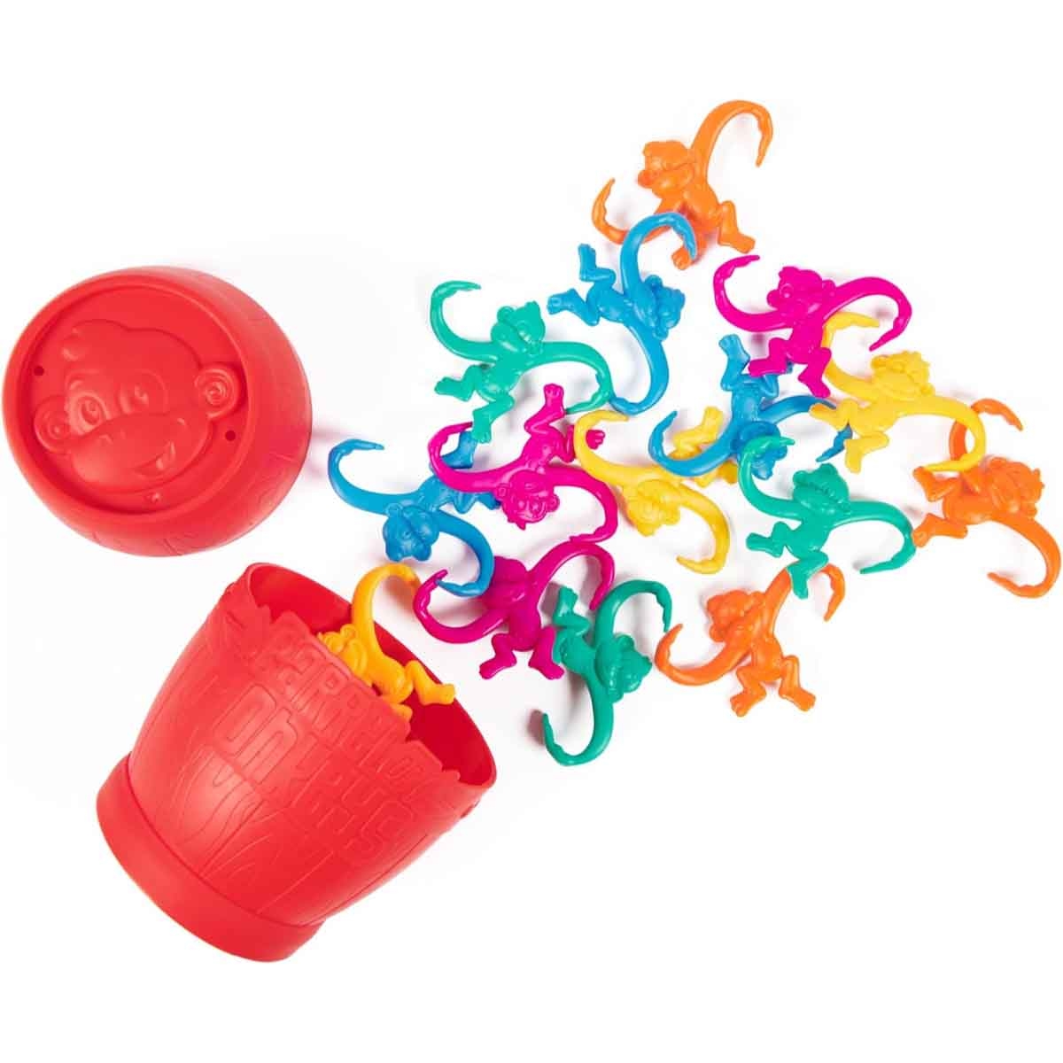 سبن ماستر مجموعة لعبة برميل القرود للأولاد والبنات عمر 3-4 سنوات